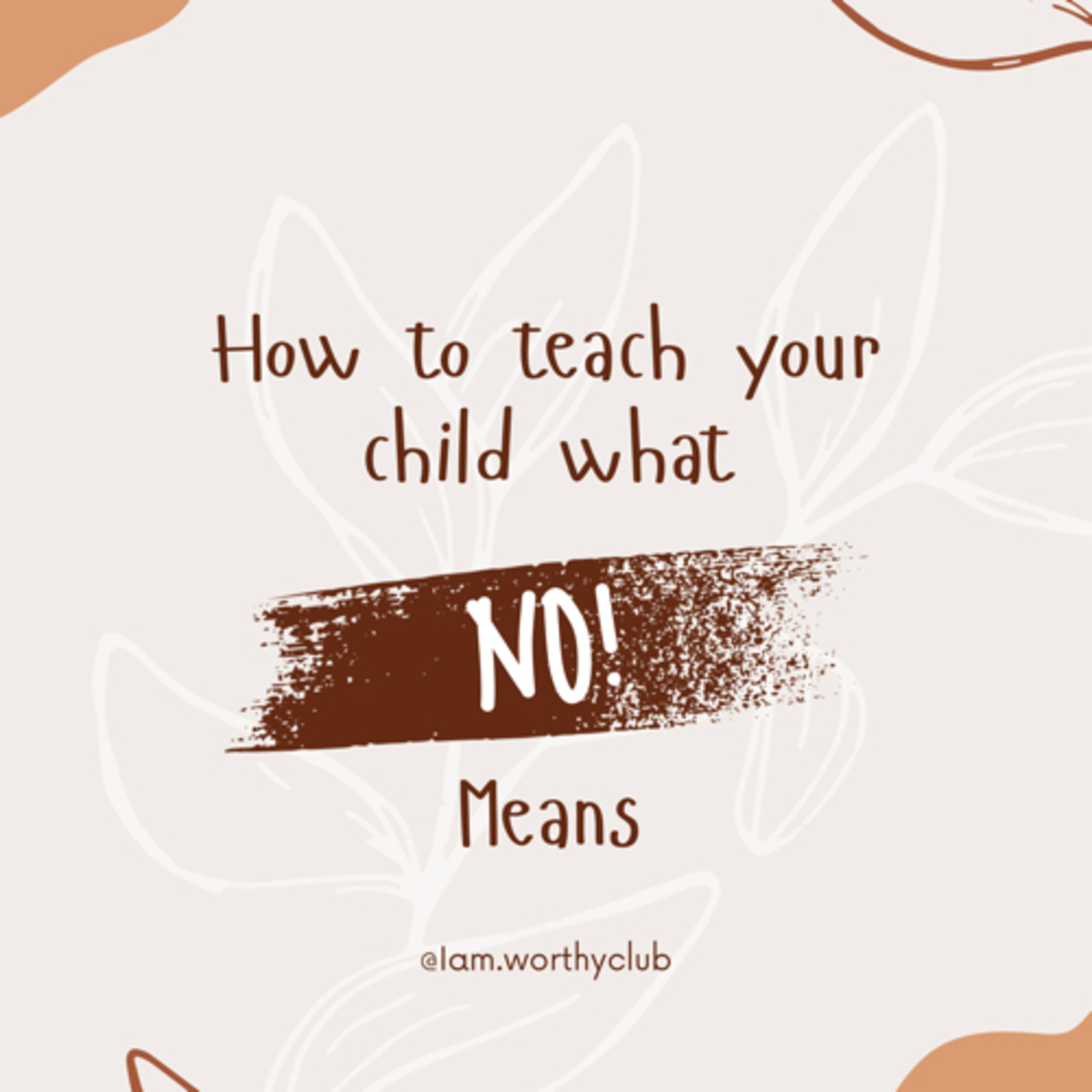 Jordan Peterson - How To Teach Your Child What "No" Means episode artwork