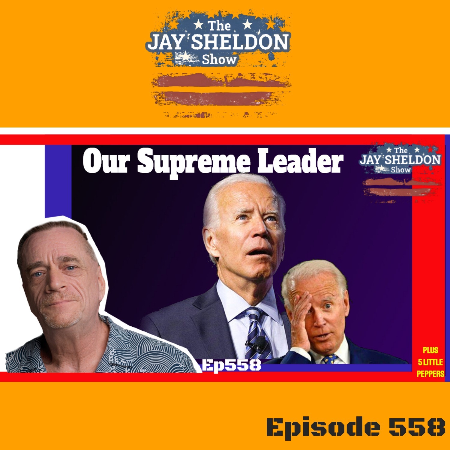 Our Idiot Leader revels in his political crimes episode artwork