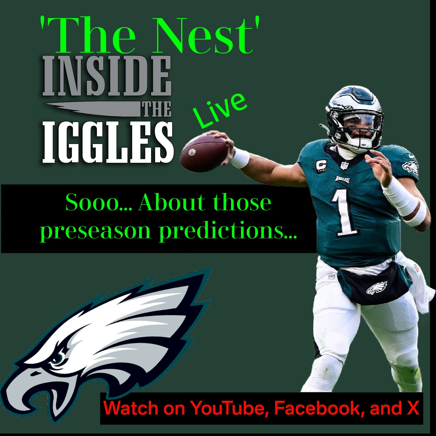 The Nest: Inside The Iggles Live -  Looking back on predictions & early free agency discussions episode artwork