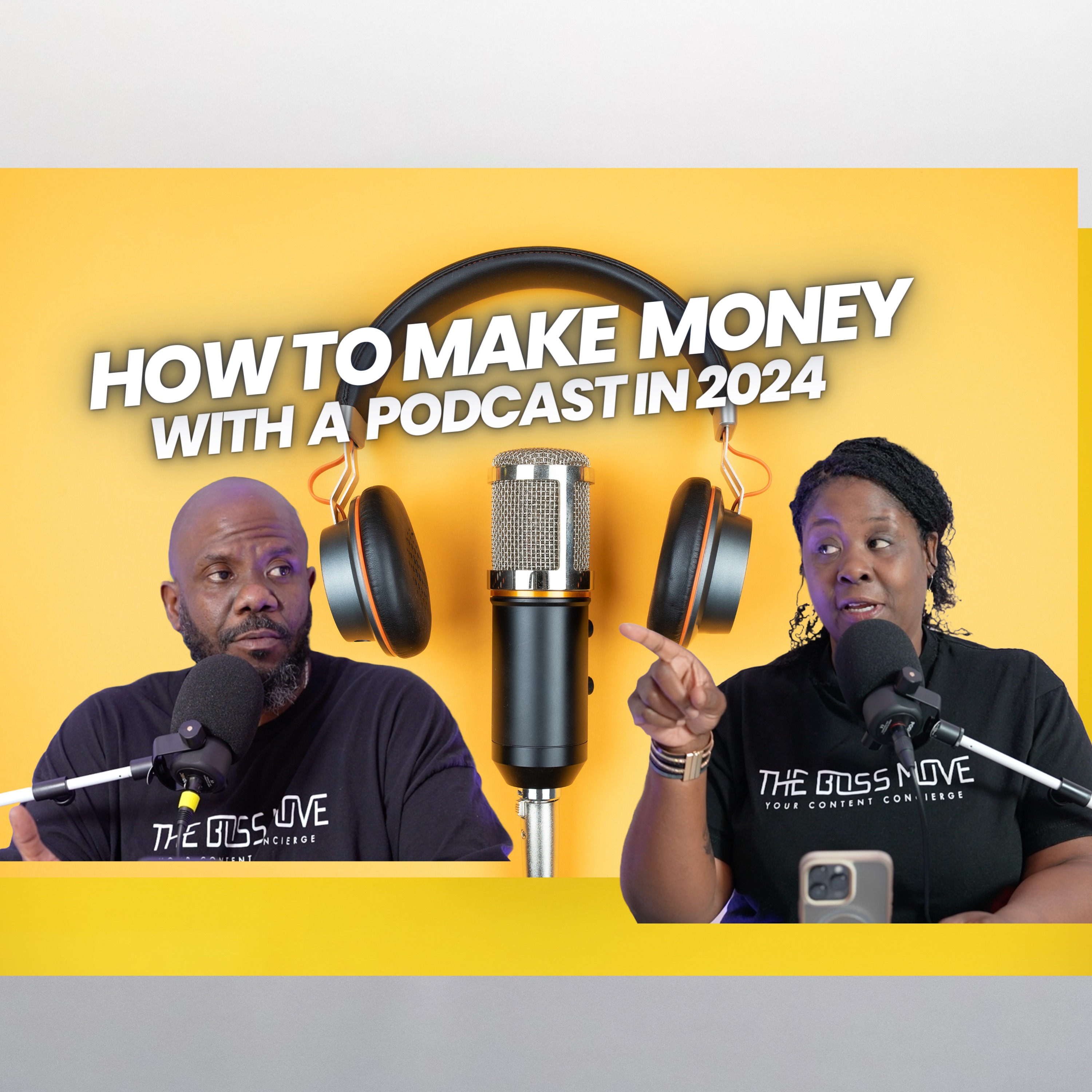 How to Monetize Your Podcast in 2024 . No GateKeeping - For the Record Podcast episode artwork