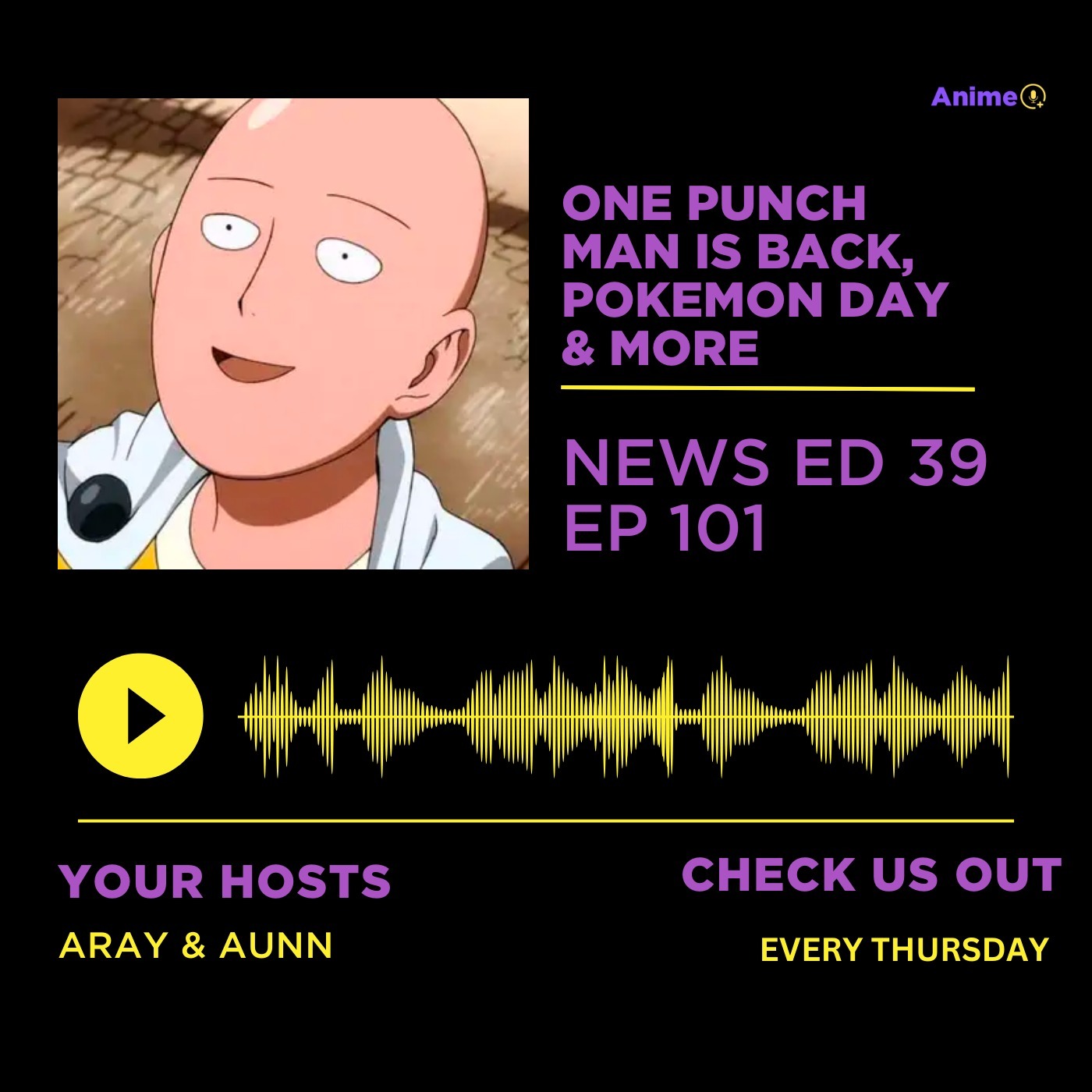 One Punch Man Is Back, Pokemon Day & More | Anime+ News Ed: 39 E: 101