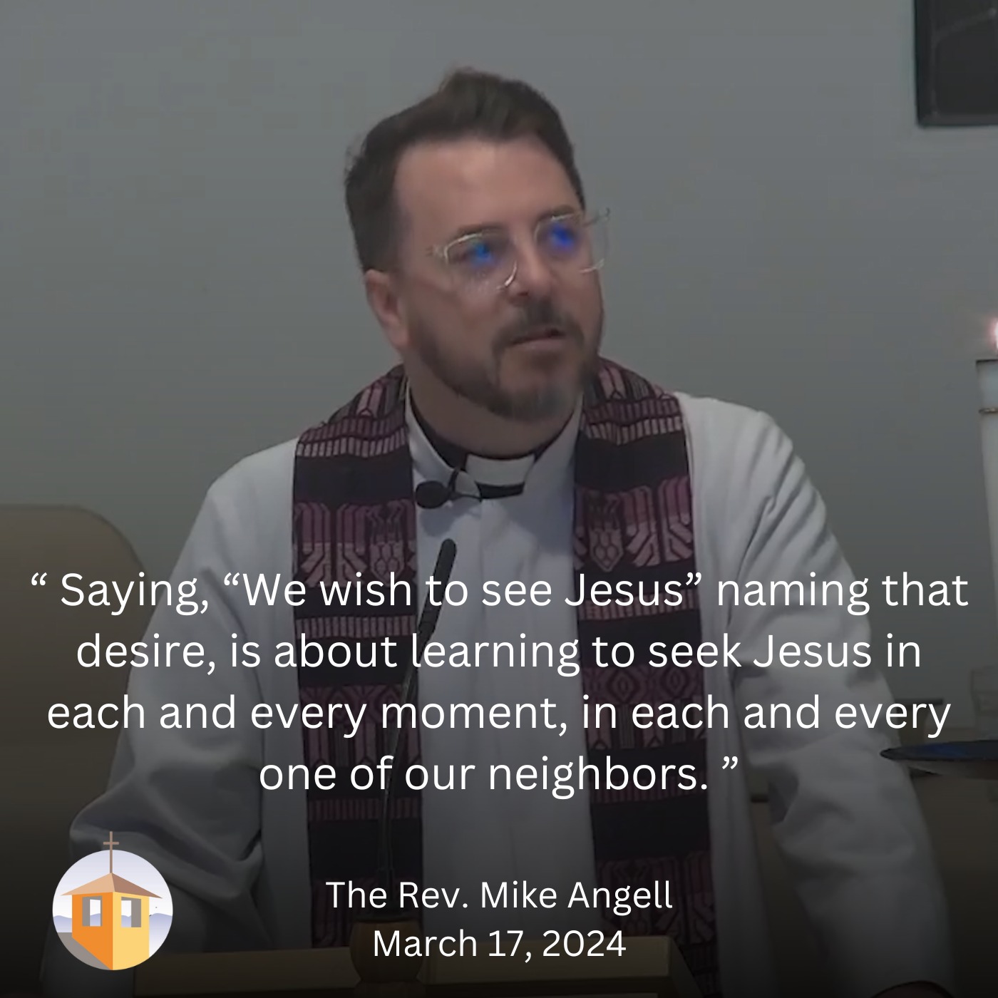 We Wish to See Jesus - The Rev. Mike Angell episode artwork