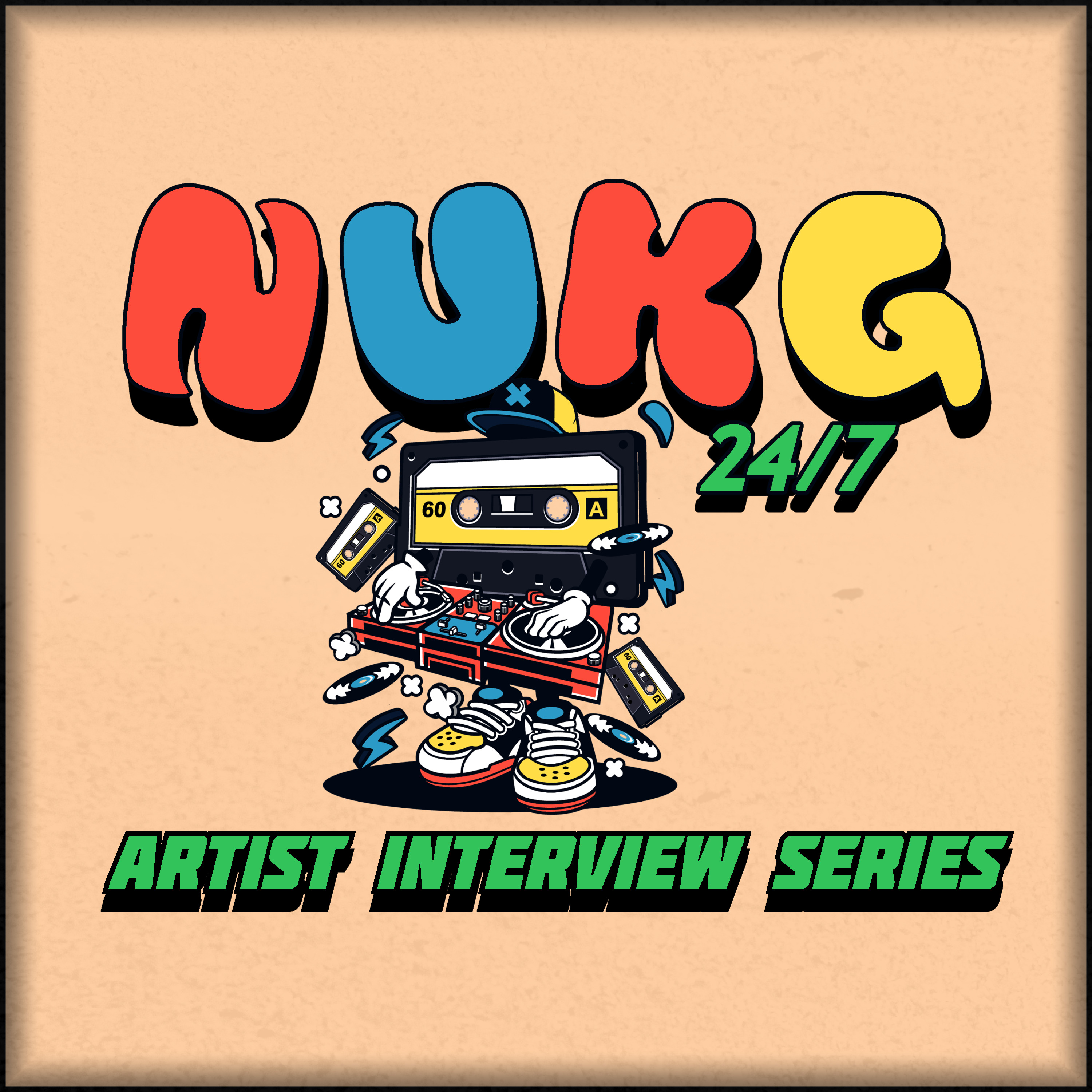 NUKG 24/7 Artist Interview Series podcast artwork