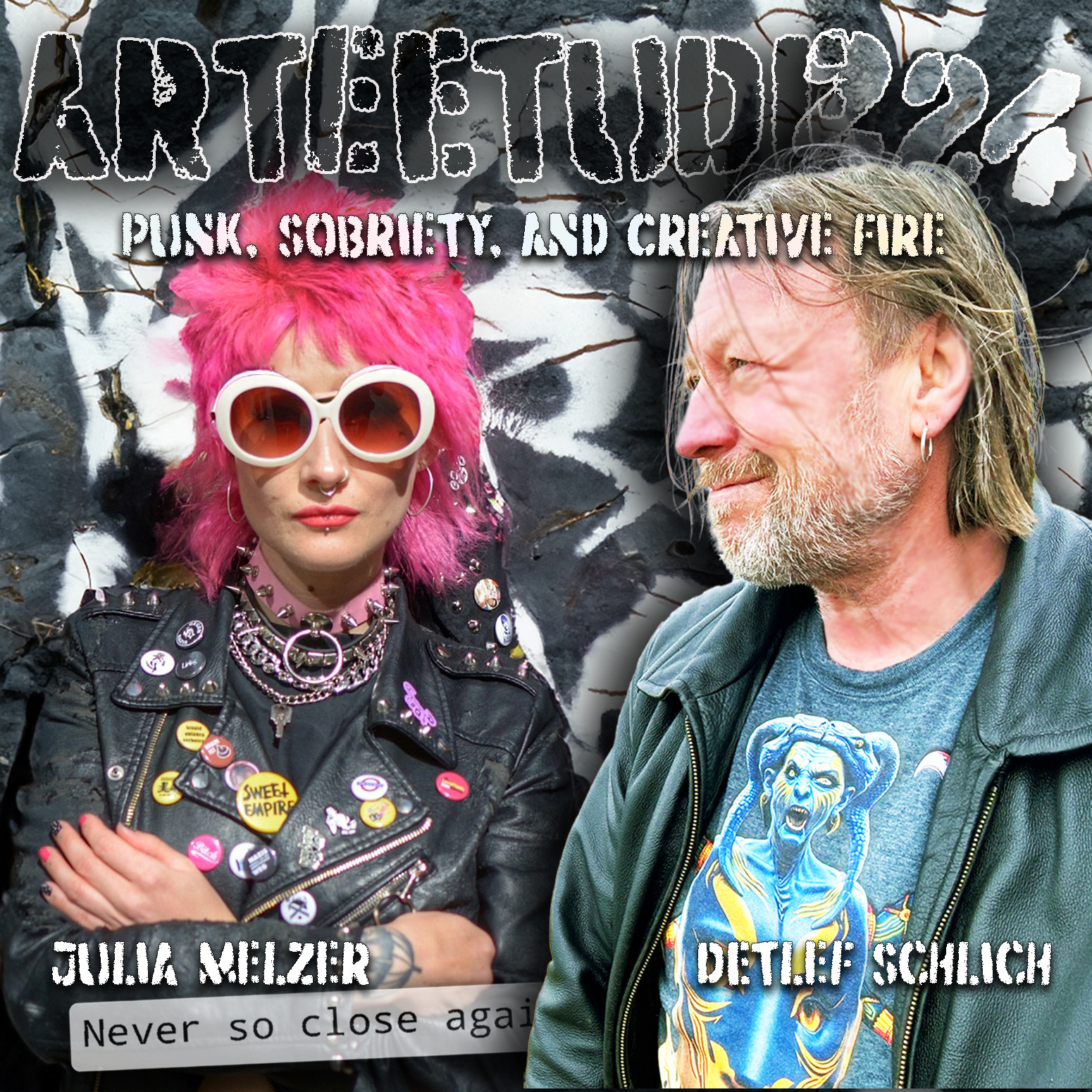 #Arteetude 224: Detlef Schlich engages in a captivating conversation with the return guest, Julia Melzer, an energetic singer in the punk rock band, shares insights into her journey and her personal and creative growth. At the end we listen to a song by her Band Erection: Fake Punk.