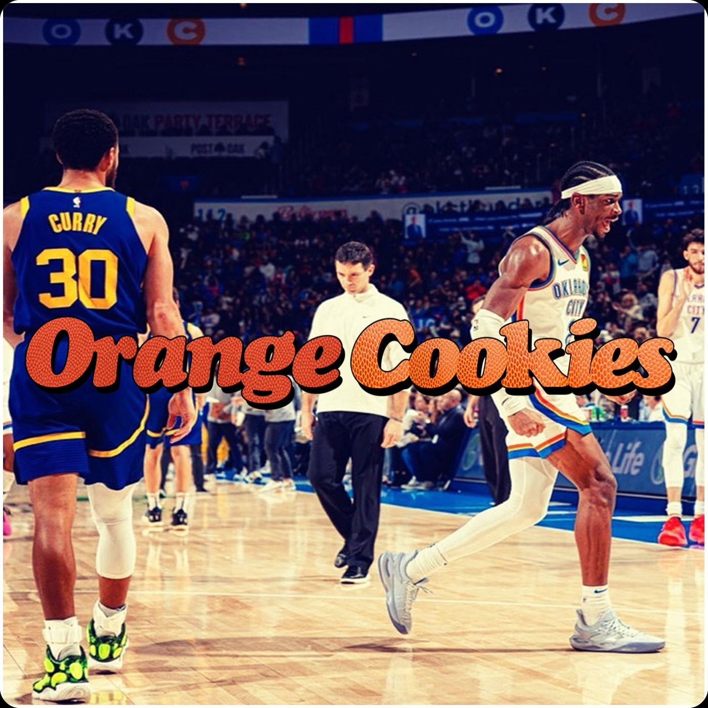 NBA Podcast Orange Cookies From The Association We All Love 🏀🍪