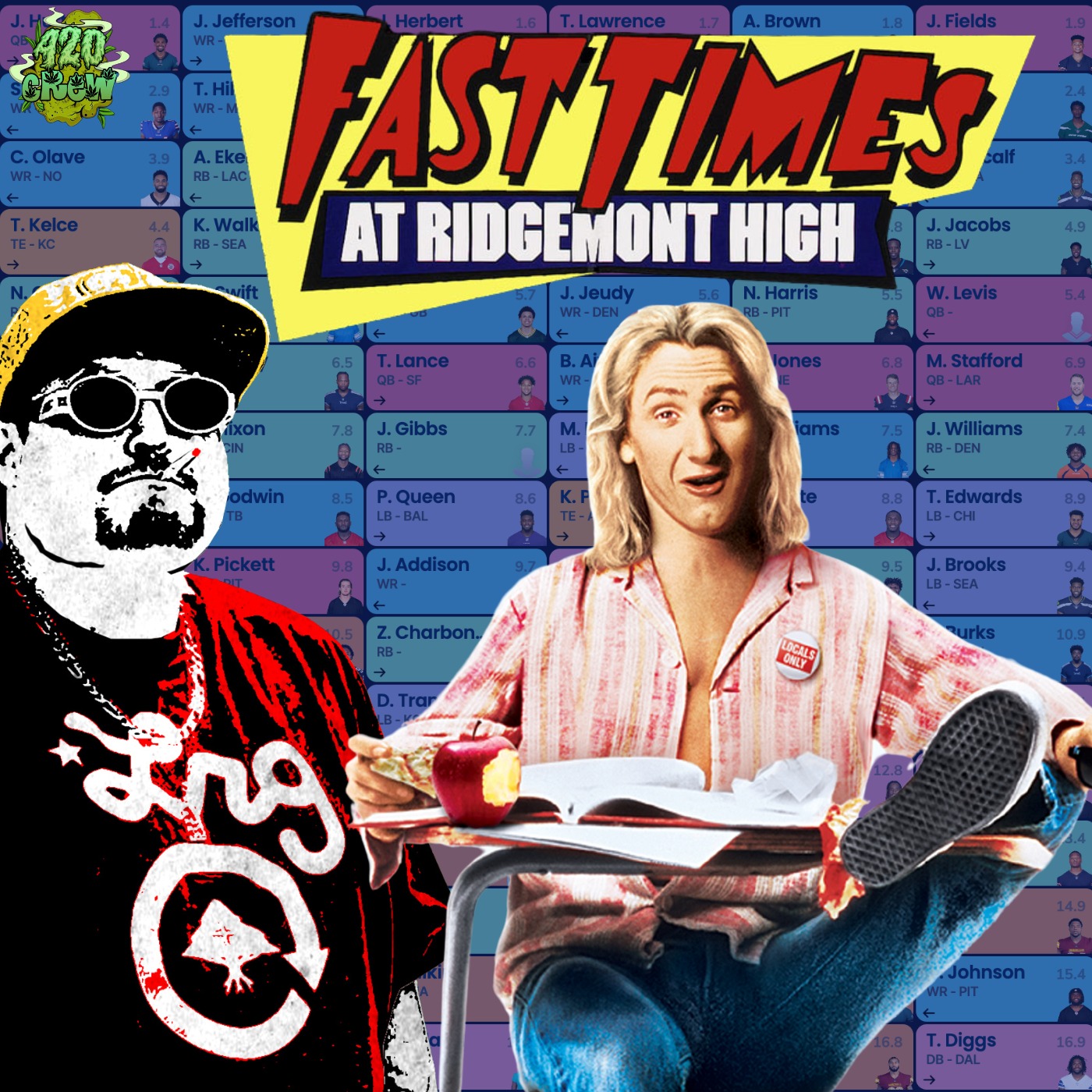 Superflex IDP Fantasy Football Draft, Best Ball Fast Times at Ridgemont High Division episode artwork