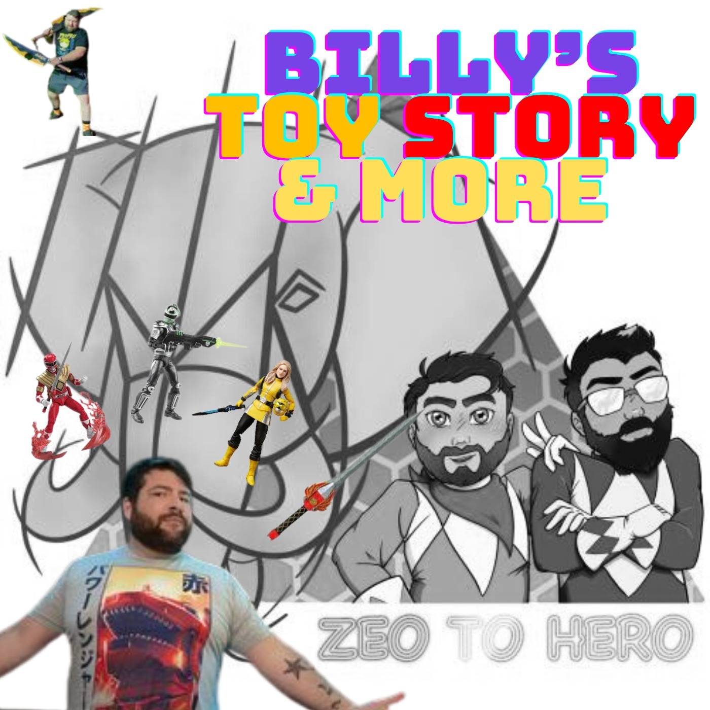 Billy's Toy Story & The Origins To The Zeo To Hero Podcast | Guest: Billy - Host Of Z2H | Episode 4 episode artwork