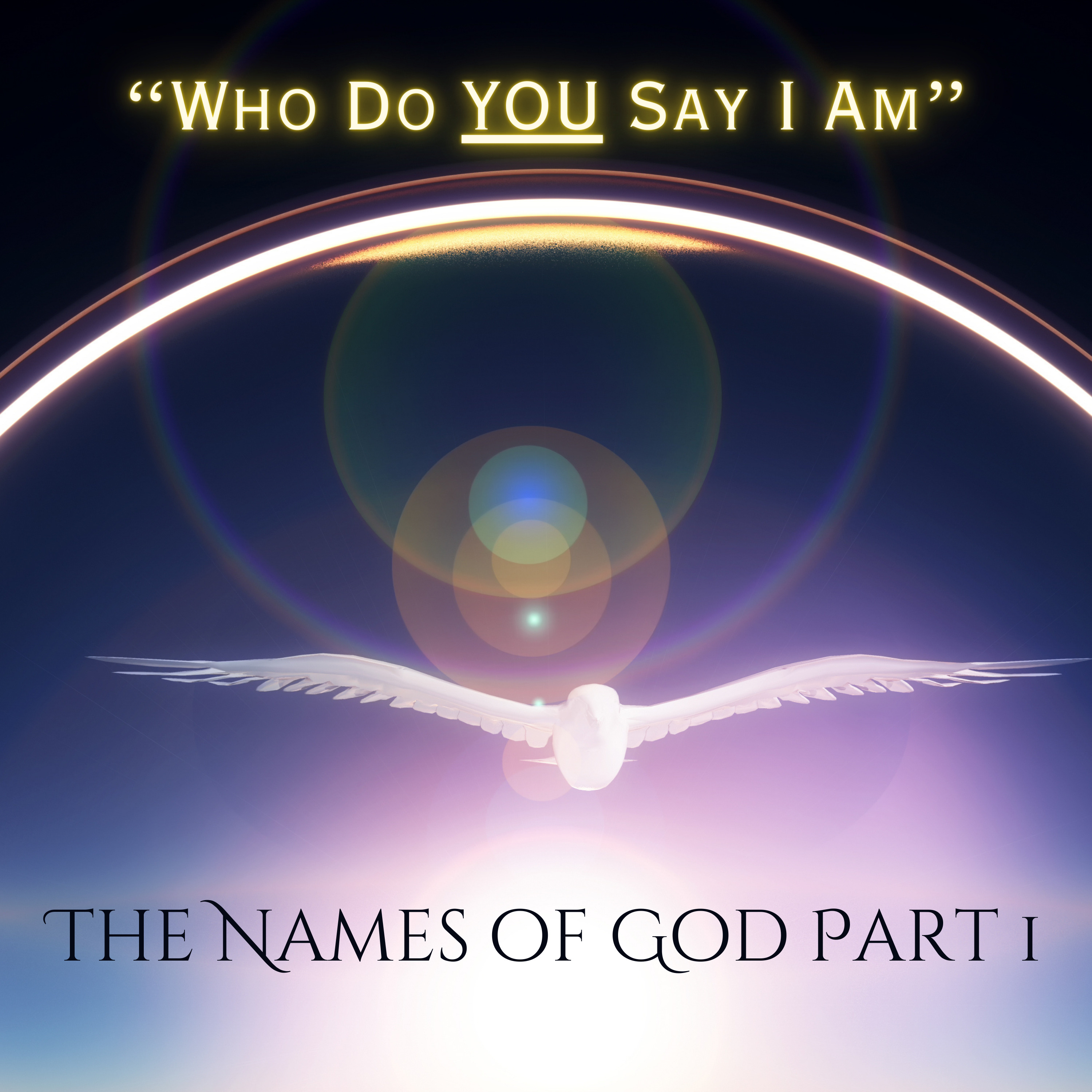Who do YOU say I AM-The names of God