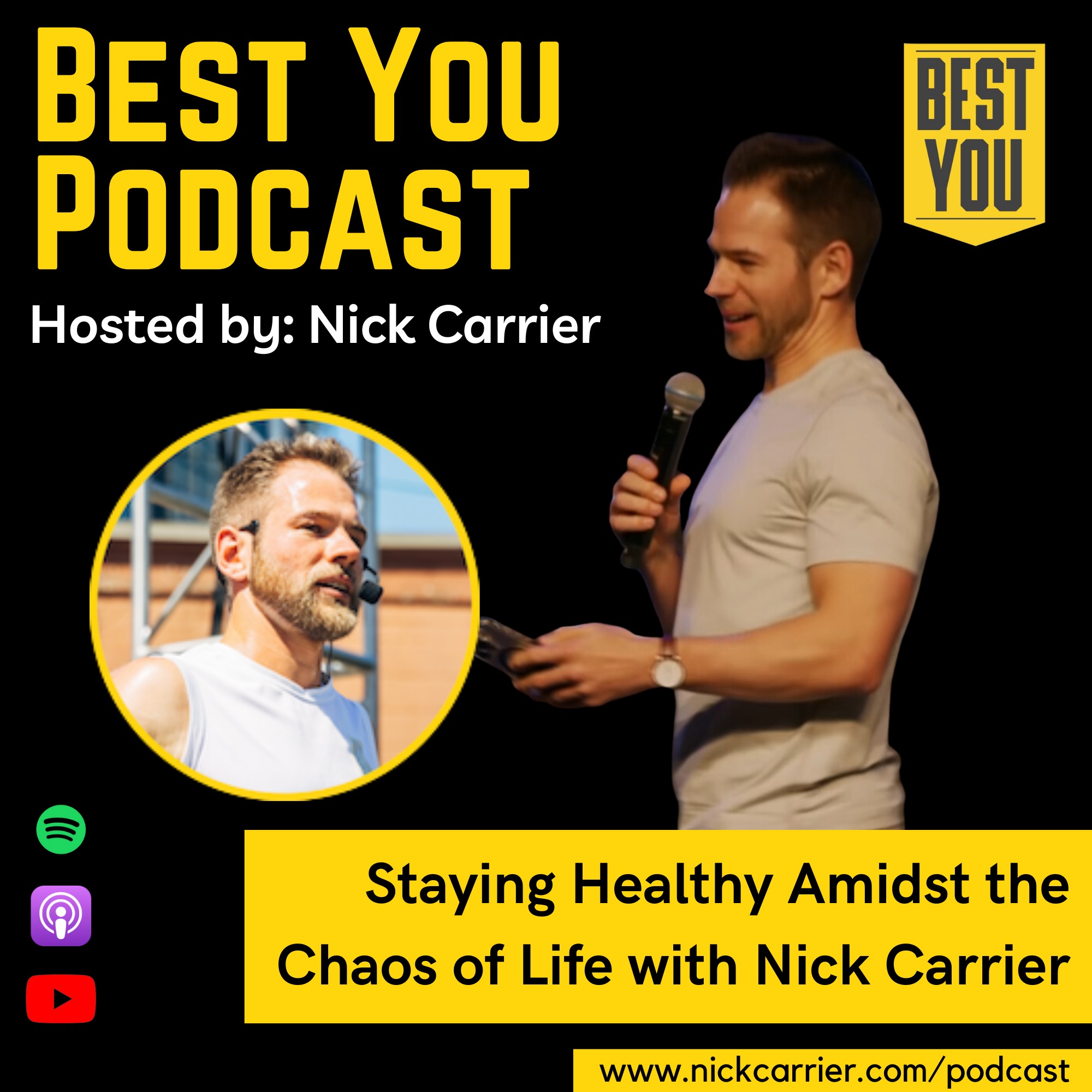 Staying Healthy Amidst the Chaos of Life with Nick Carrier episode artwork