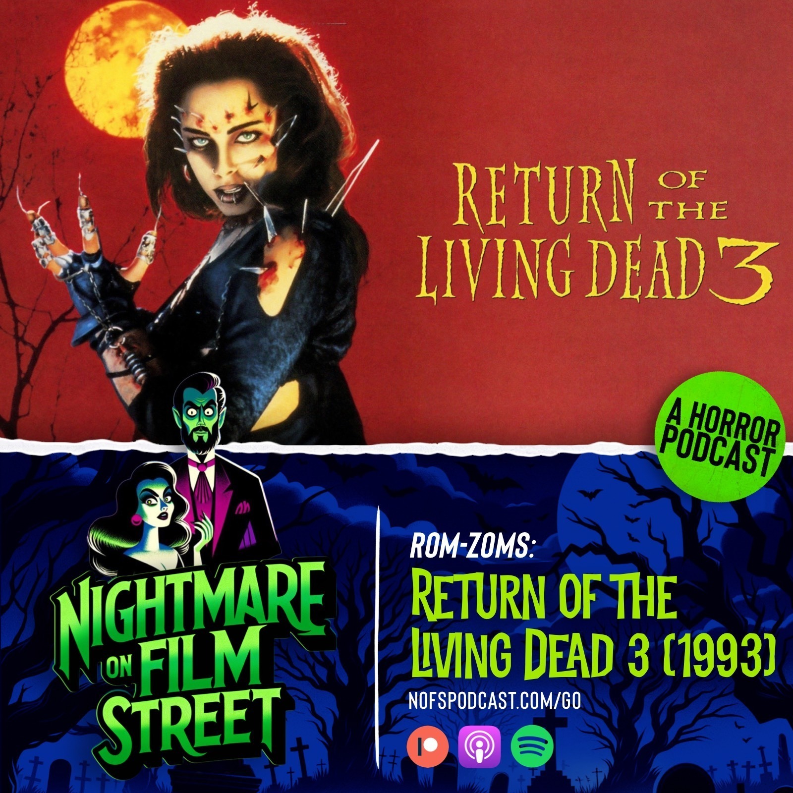 Rom-Zoms: Return of The Living Dead 3 (1993)