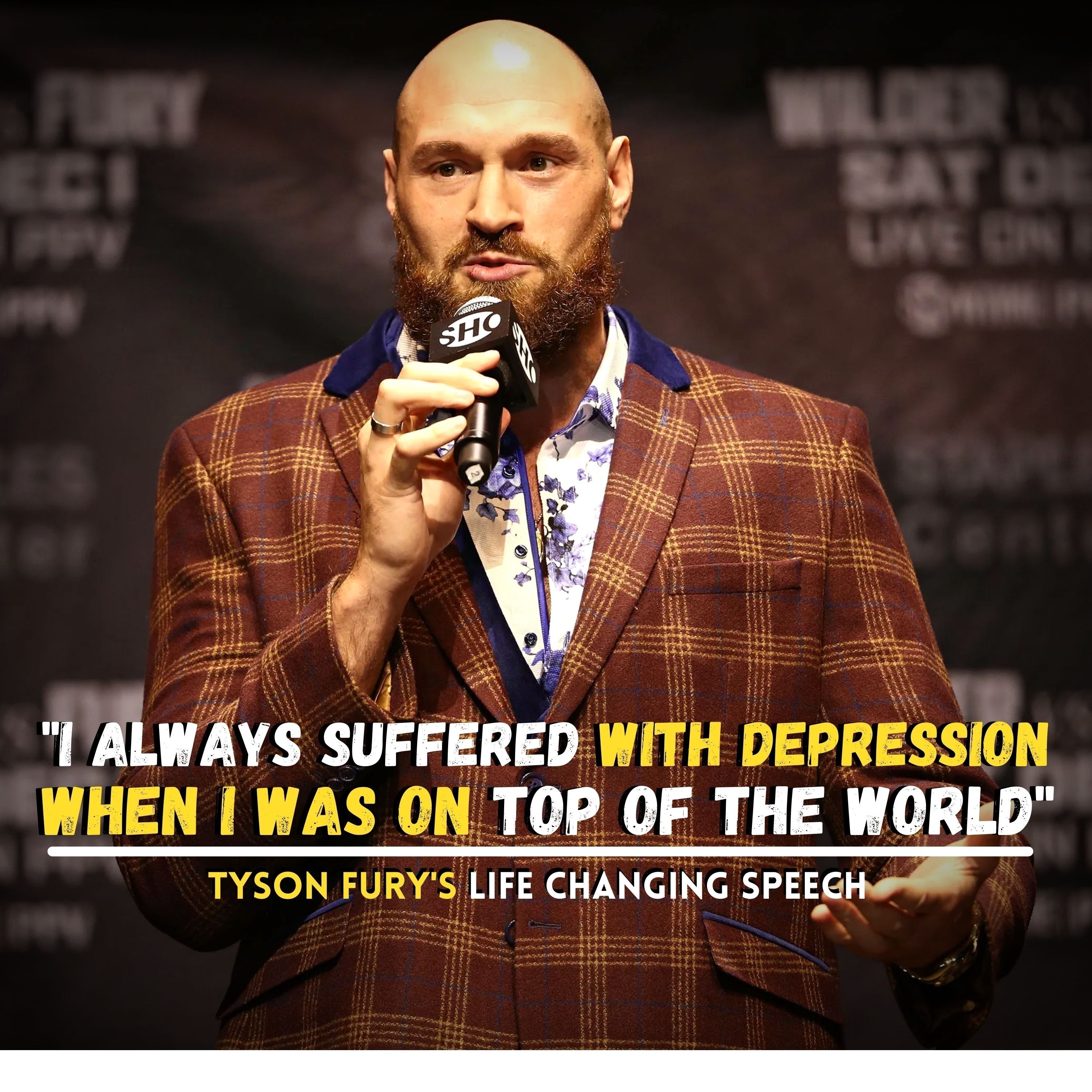 cover of episode "I Always Suffered With Depression, When I Was on Top of The World" - Tyson Fury | Inspiring Speech of Tyson Fury