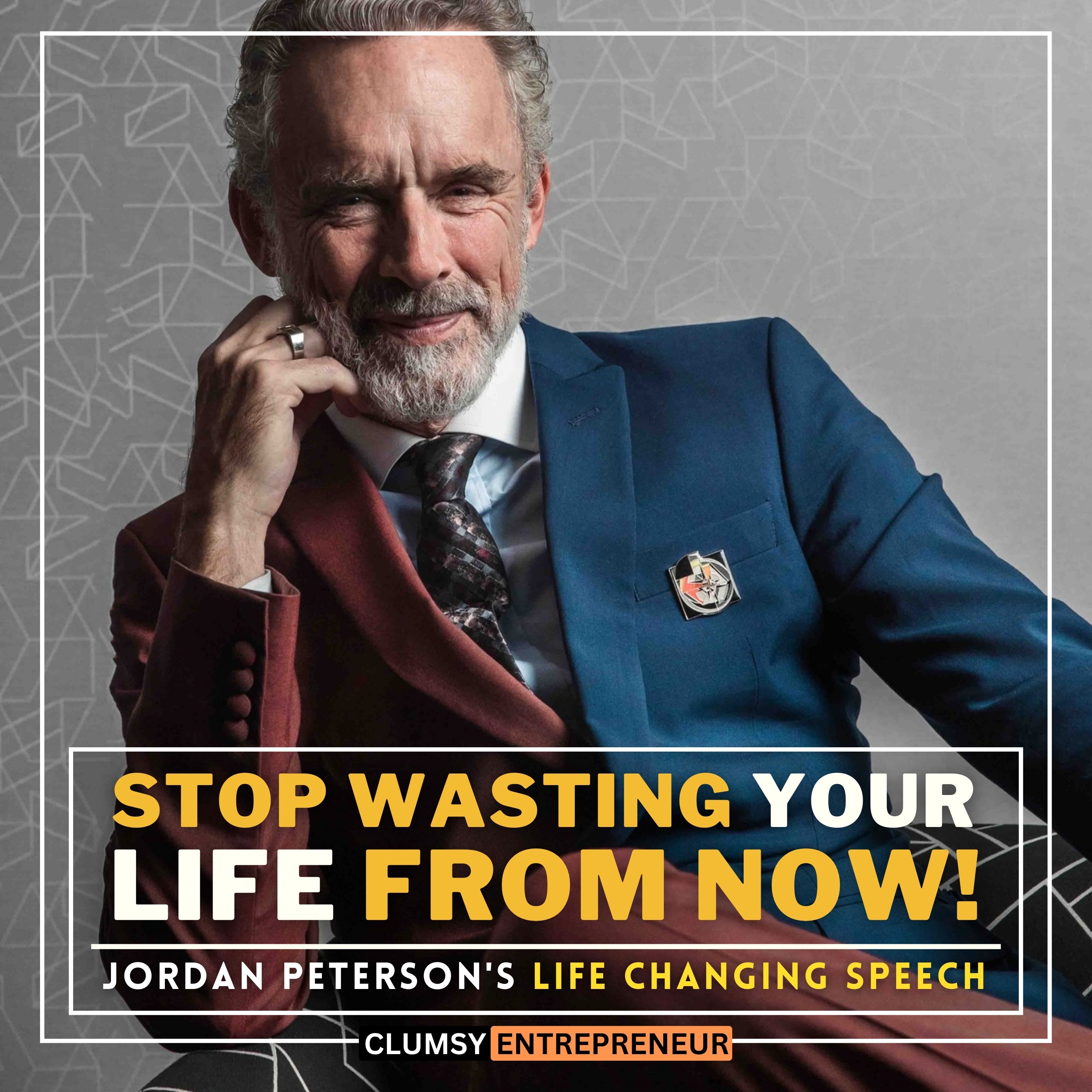 cover of episode "Don't Compare Yourself To Others, Compare Yourself to Your Previous Self" - Jordan Peterson | Most Inspirational Speech for Young Generation Hustlers