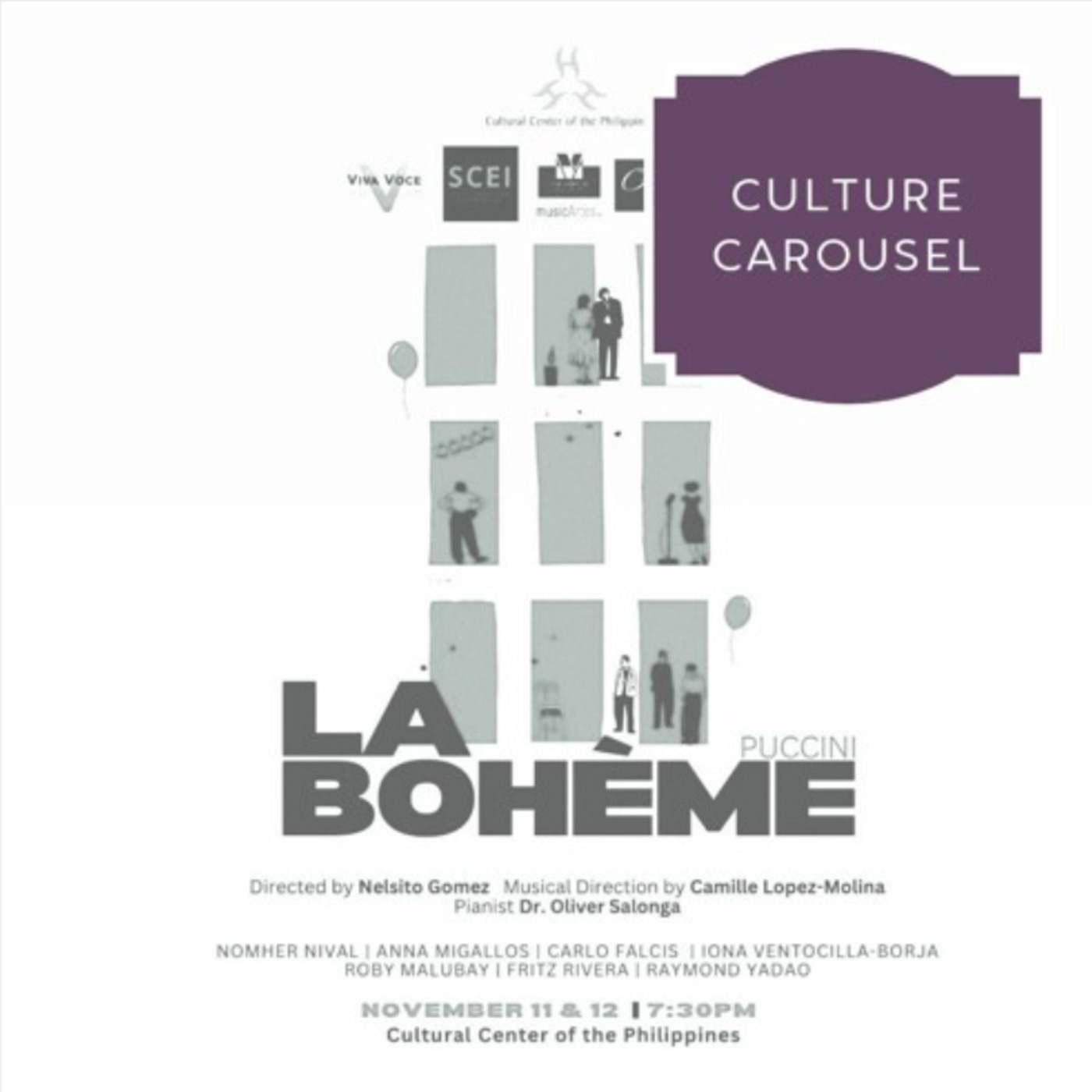 CULTURE CAROUSEL 23 1105 | Viva Voce does La Boheme