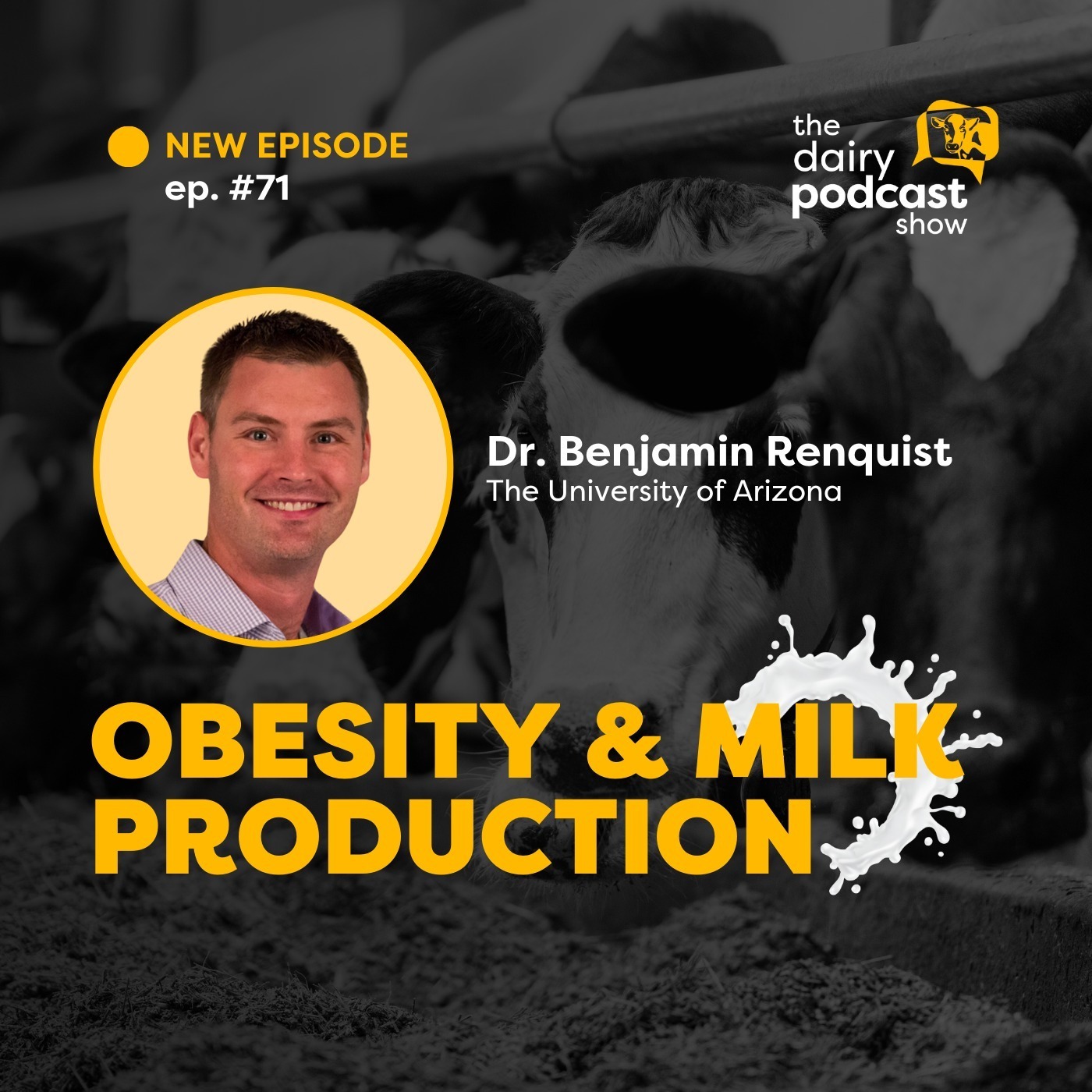 Dr. Benjamin Renquist: Obesity & Milk Production | Ep. 71 episode artwork