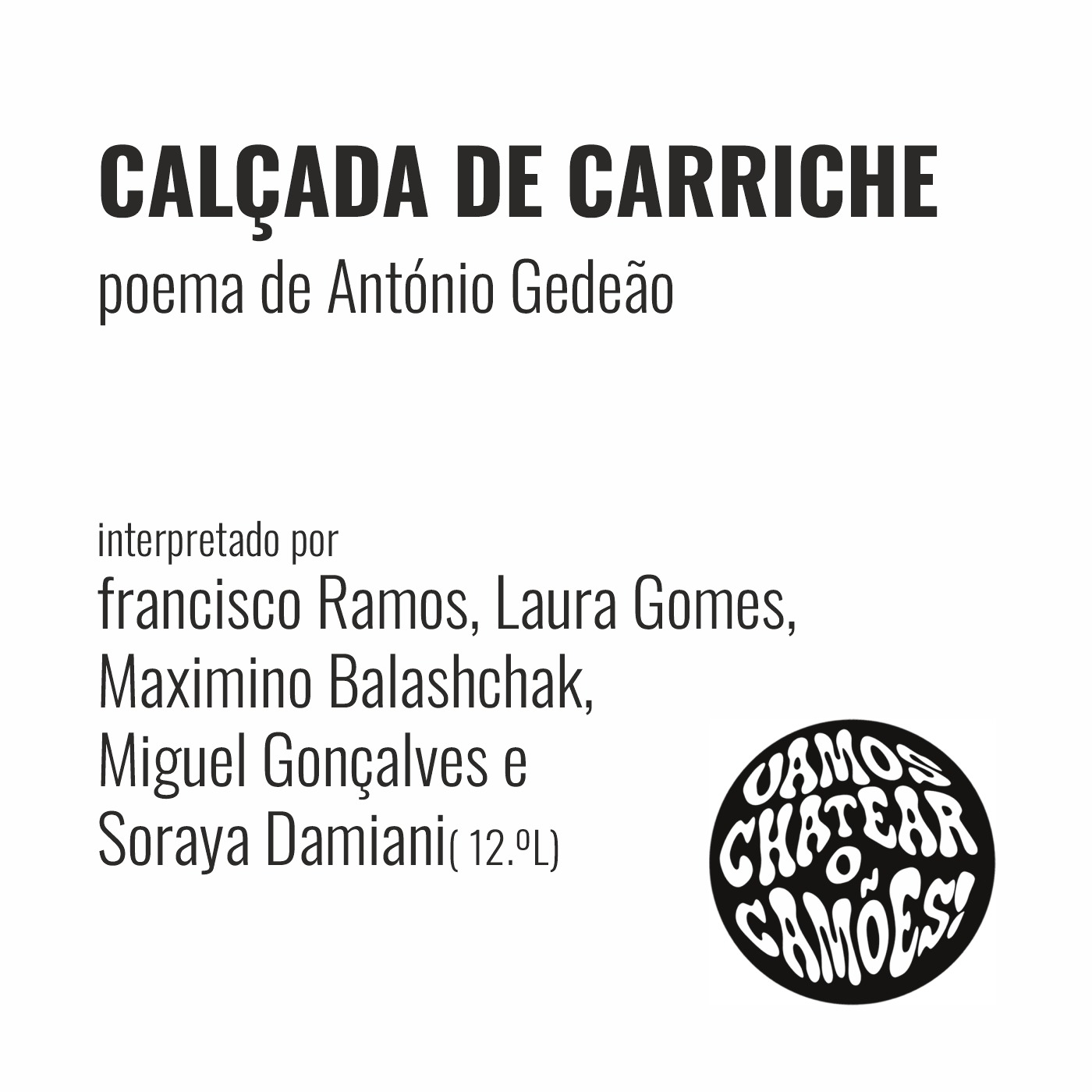 Vamos Chatear o Camões!