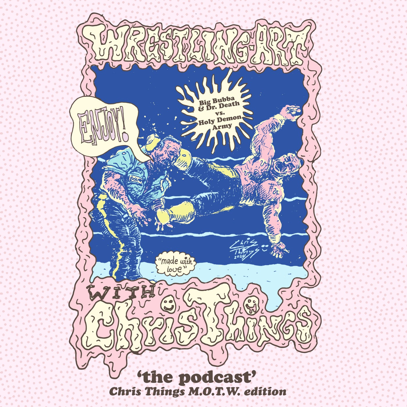 Wrestling Art with Chris Things