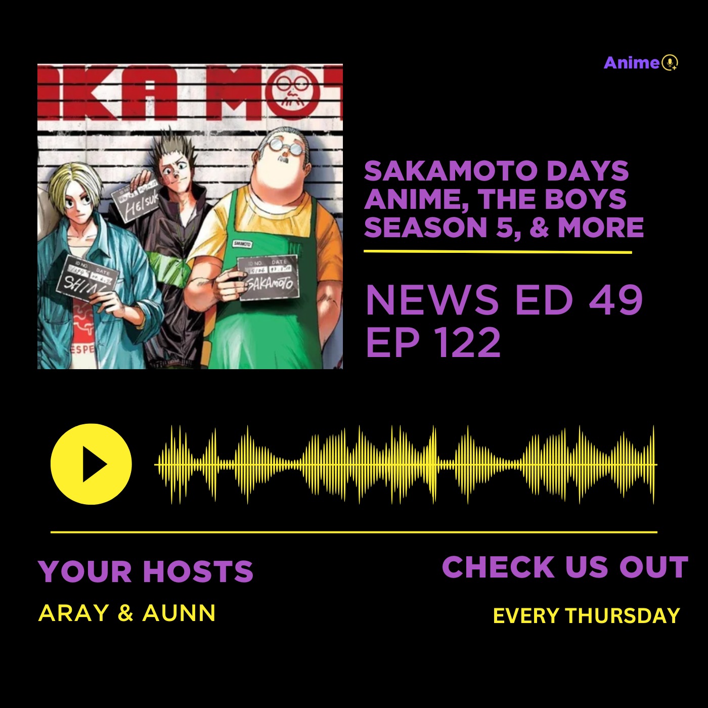 Sakamoto Days Anime, The Boys Season 5, & More | Anime+ News Ed: 49 E: 122