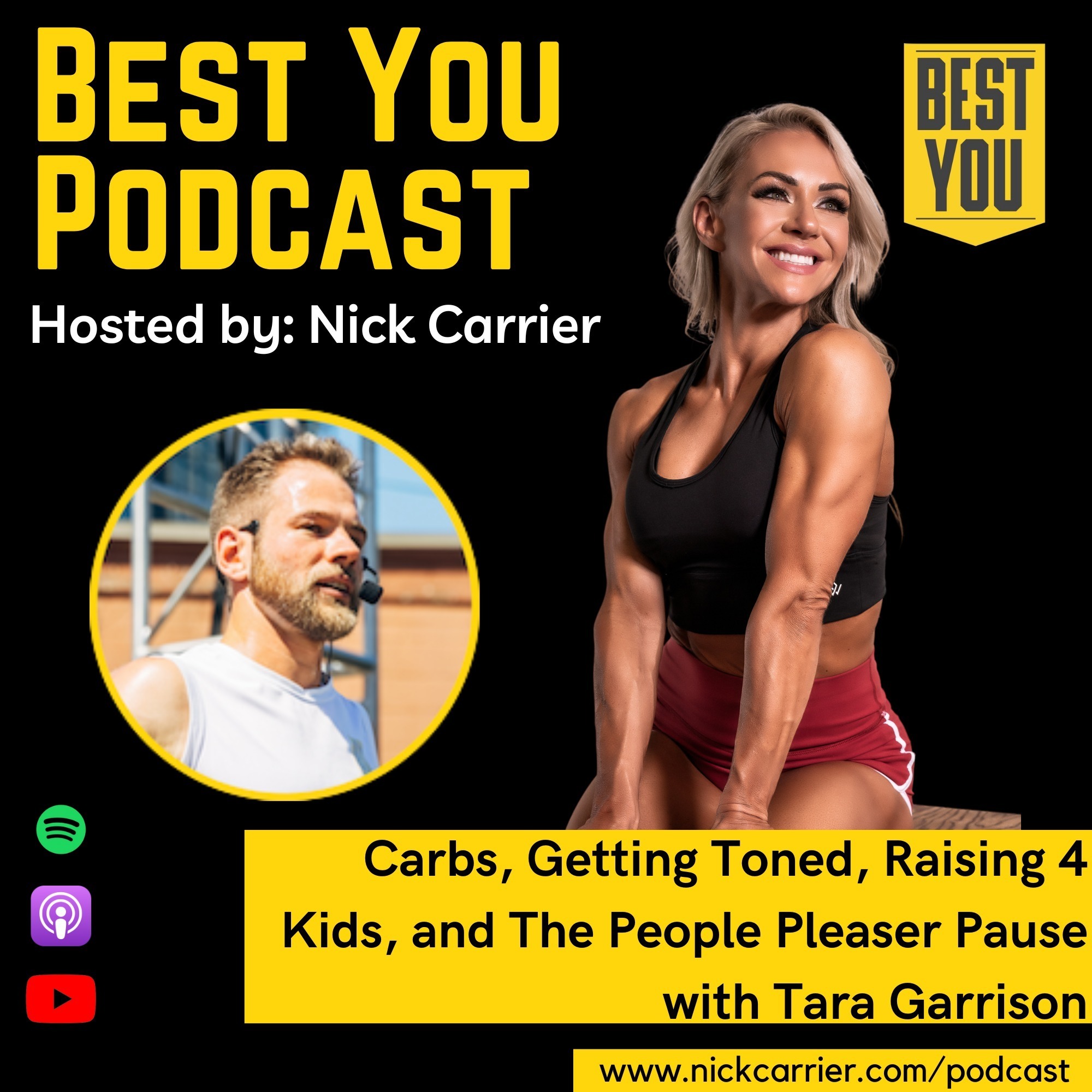 Carbs, Getting Toned, Raising 4 Kids, and The People Pleaser Pause with Tara Garrison