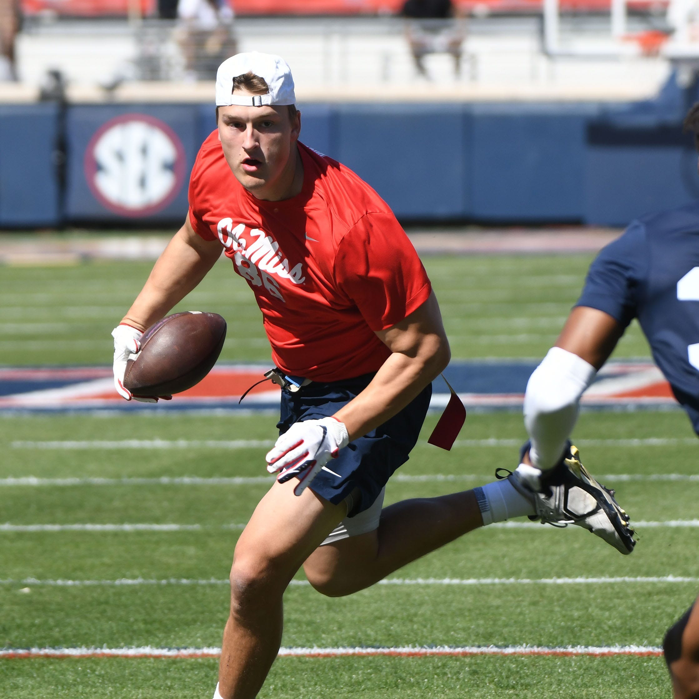 Ivey League: Caden Prieskorn isn’t just Ole Miss’ star tight end. He’s also a dad.
