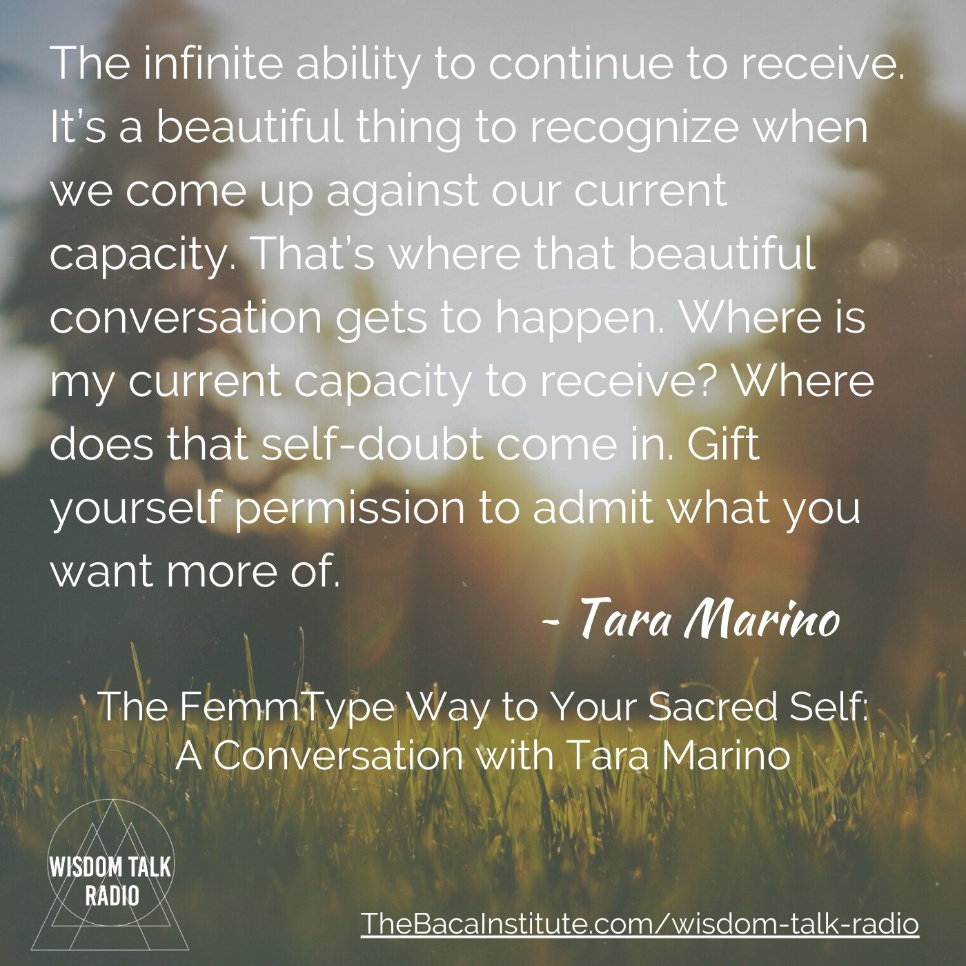 The FemmType Way to Your Sacred Self: a Conversation with Tara Marino