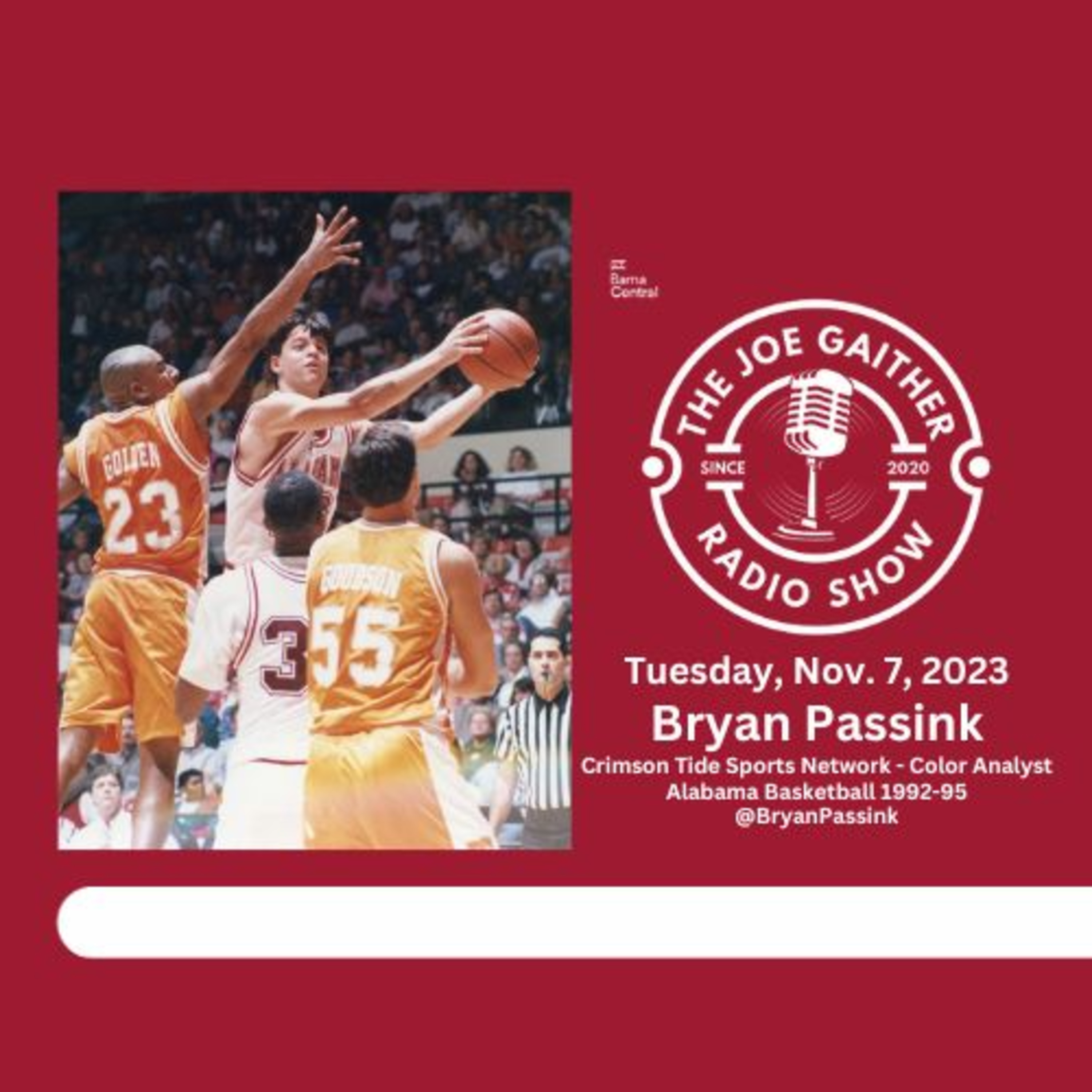 Bryan Passink of Crimson Tide Sports Network - Tuesday Nov. 7, 2023