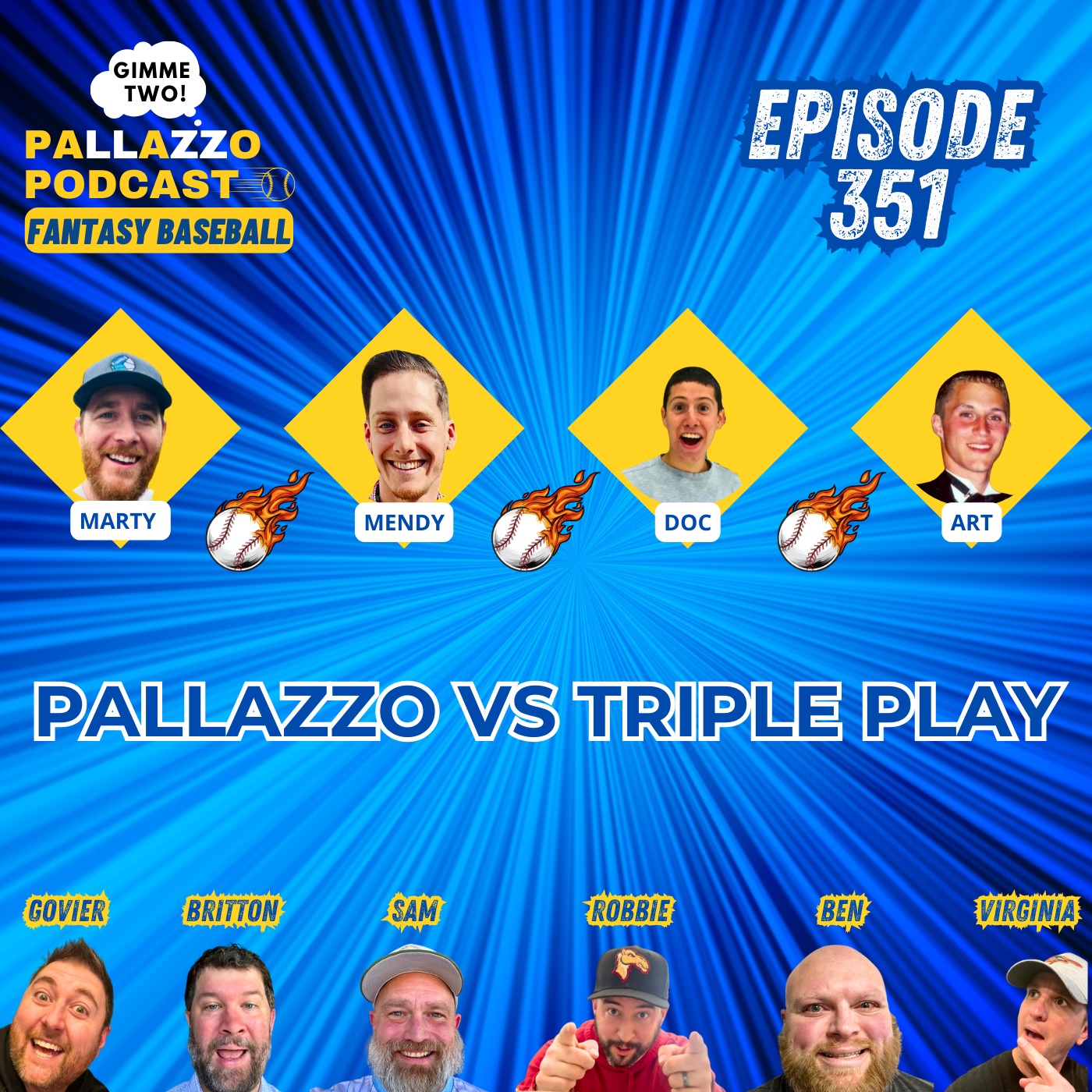 Triple Play & Pallazzo Fantasy Baseball Crossover Extravaganza | June 18th, 2024