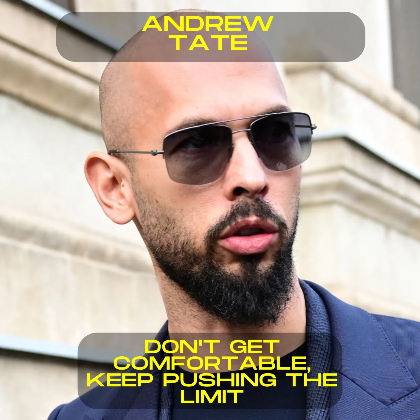 Andrew Tate - Don't get comfortable, keep pushing the limits motivational speech