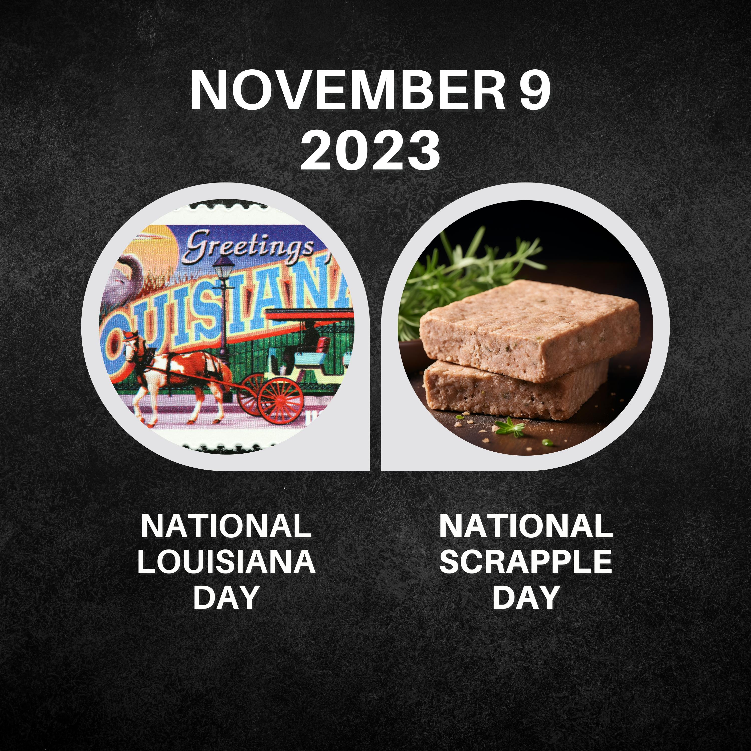 November 9, 2023 | From the Bayou to the Plate: Louisiana and Scrapple Celebrations