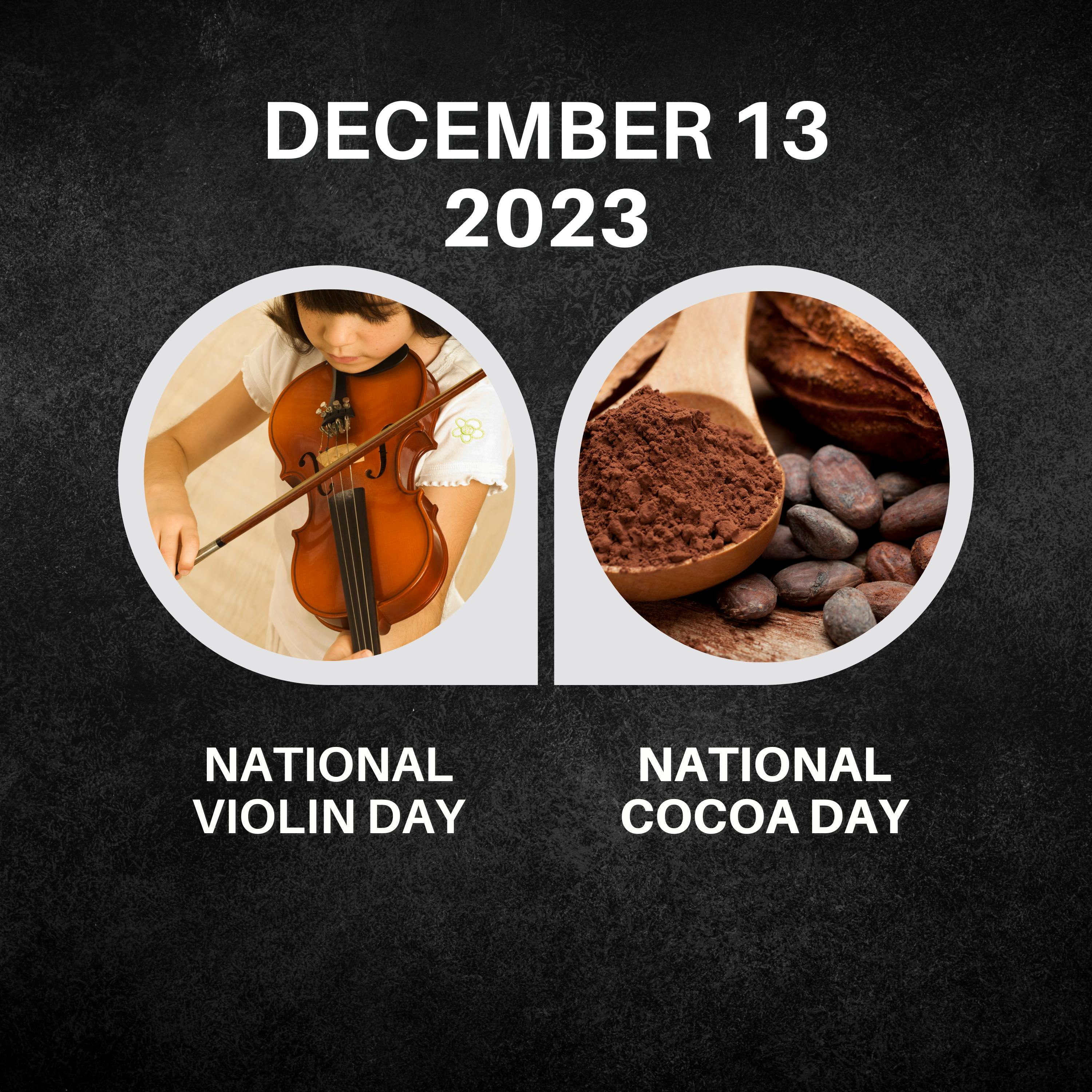 December 13, 2023 | Cocoa Cheers and Violin Serenades