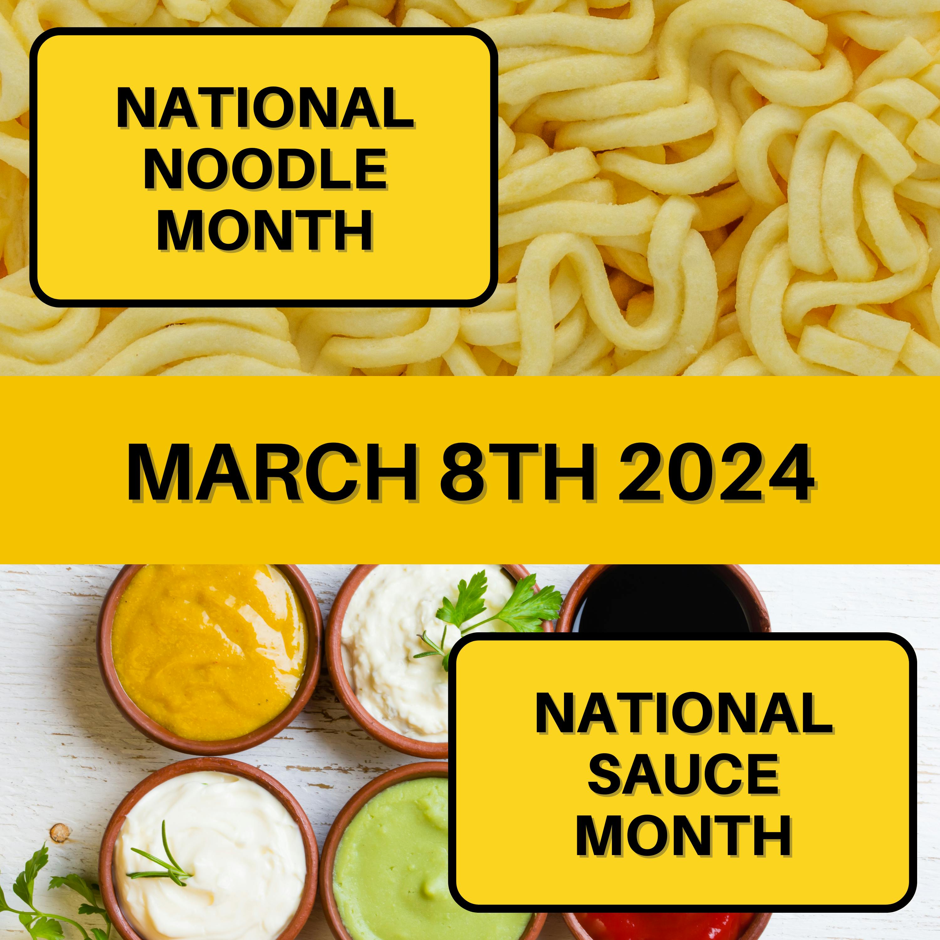 March 8, 2024 | From Pasta to Pesto: Exploring Noodles and Sauces