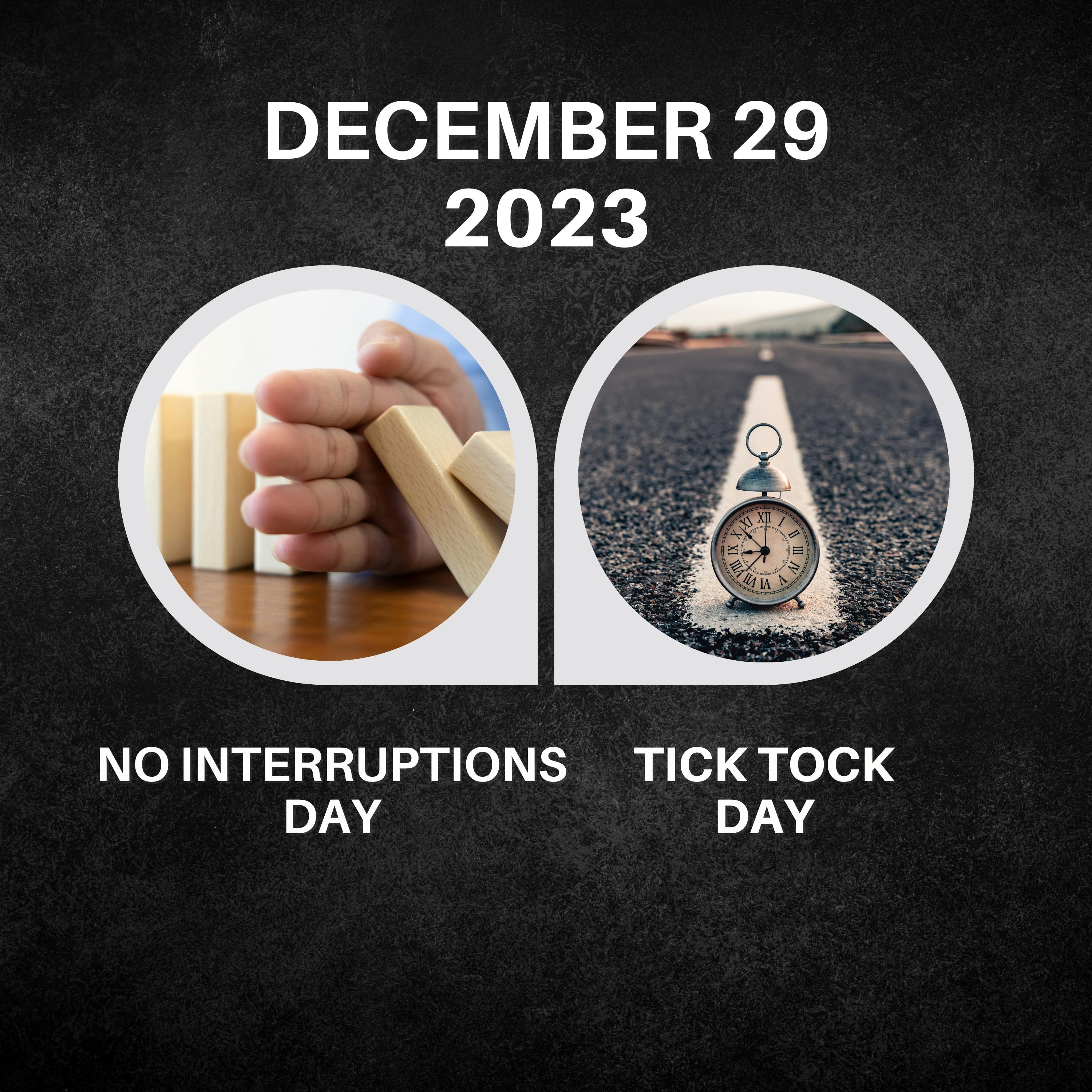 December 29, 2023 | Peaceful Moments & The Countdown