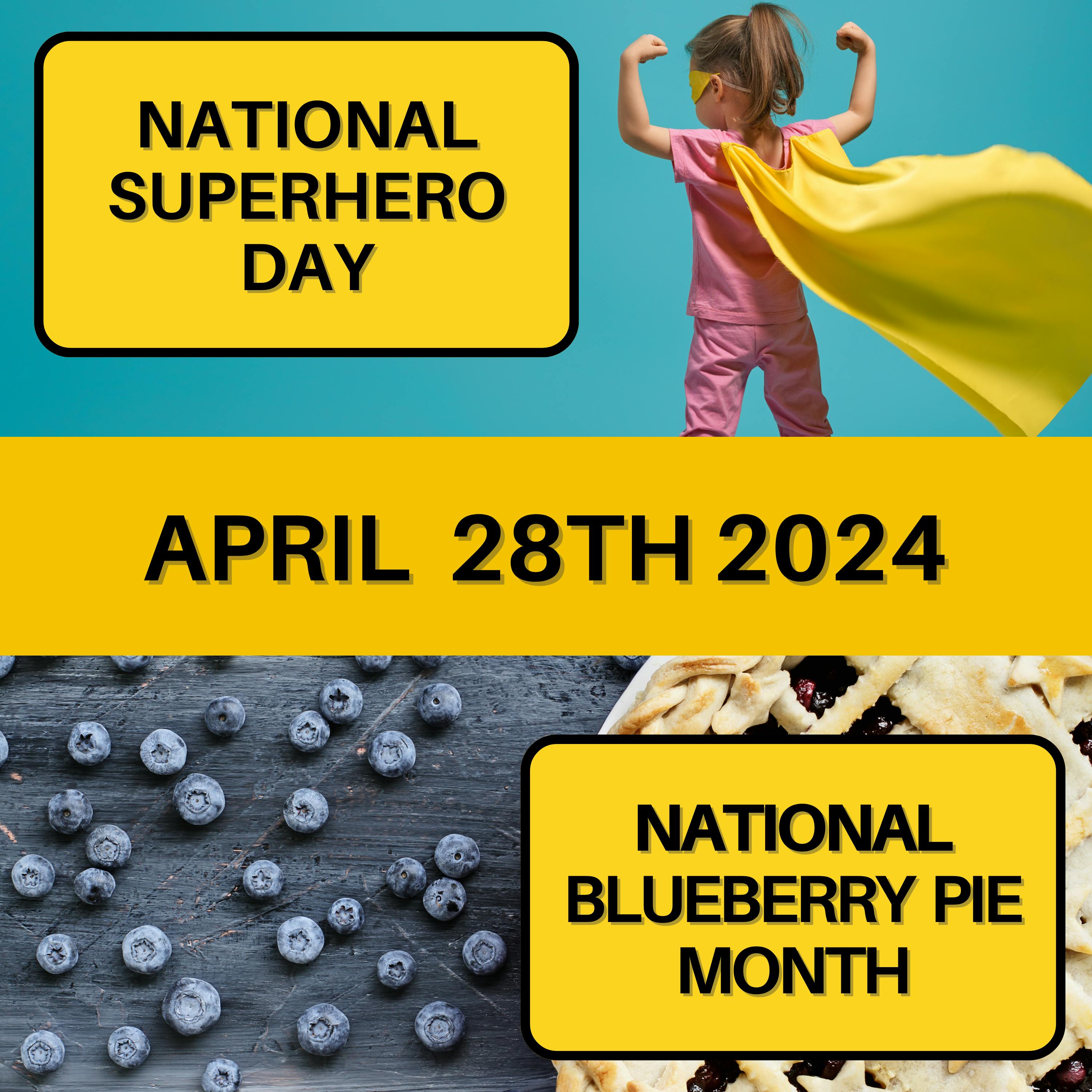 April 28, 2024 | Superhero Feats and Blueberry Treats