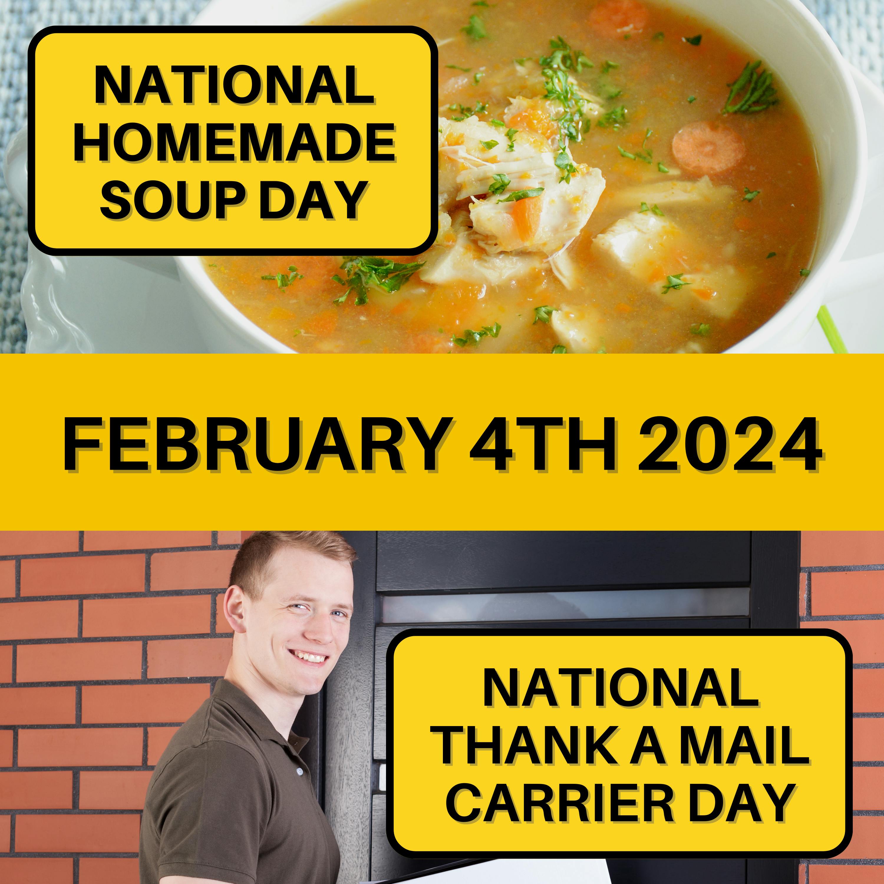 February 4, 2024 | Mail Carrier Thanks and Soup Cheers: A Day of Heartwarming Celebration