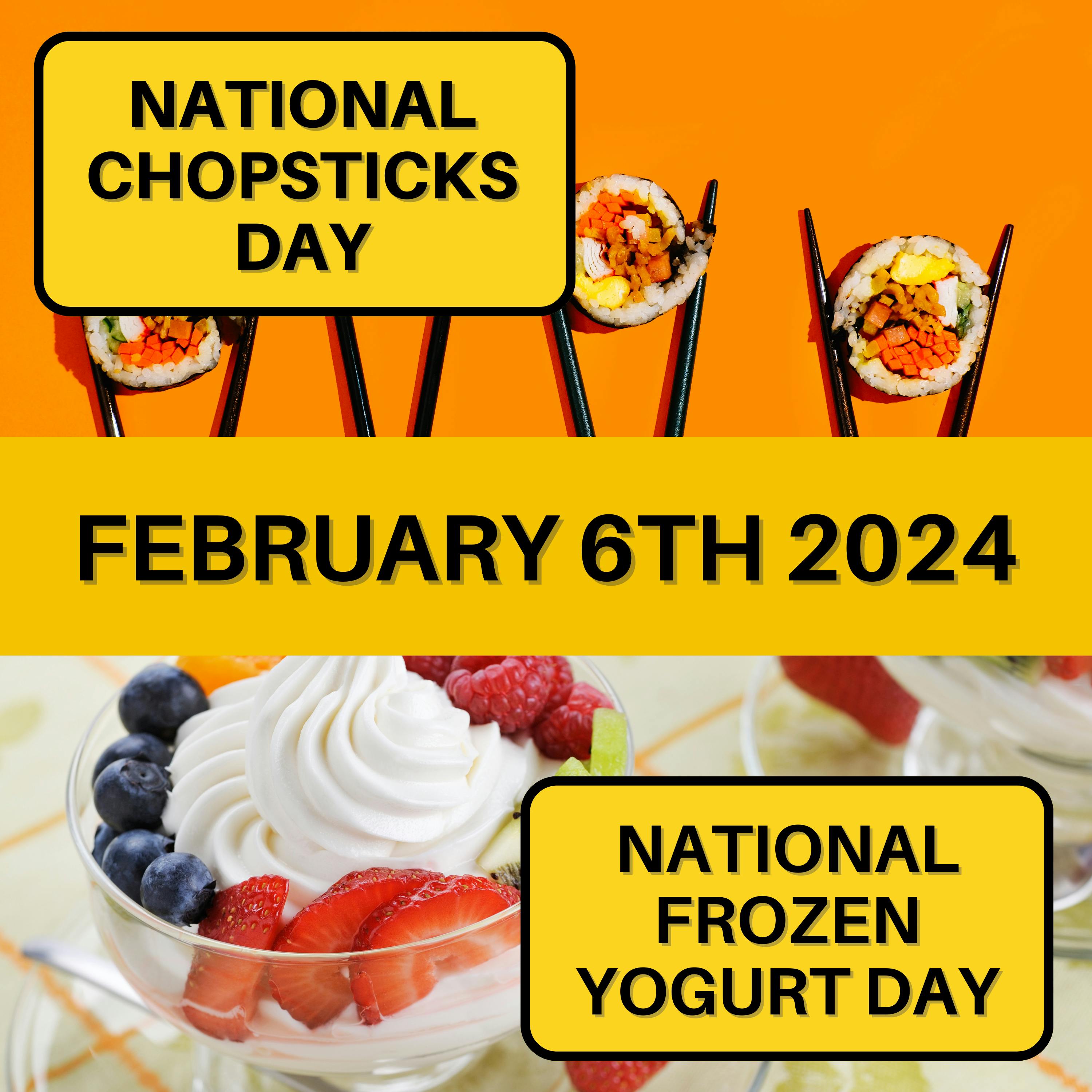 February 6, 2024 | Chopstick Mastery and Frozen Yogurt Delights
