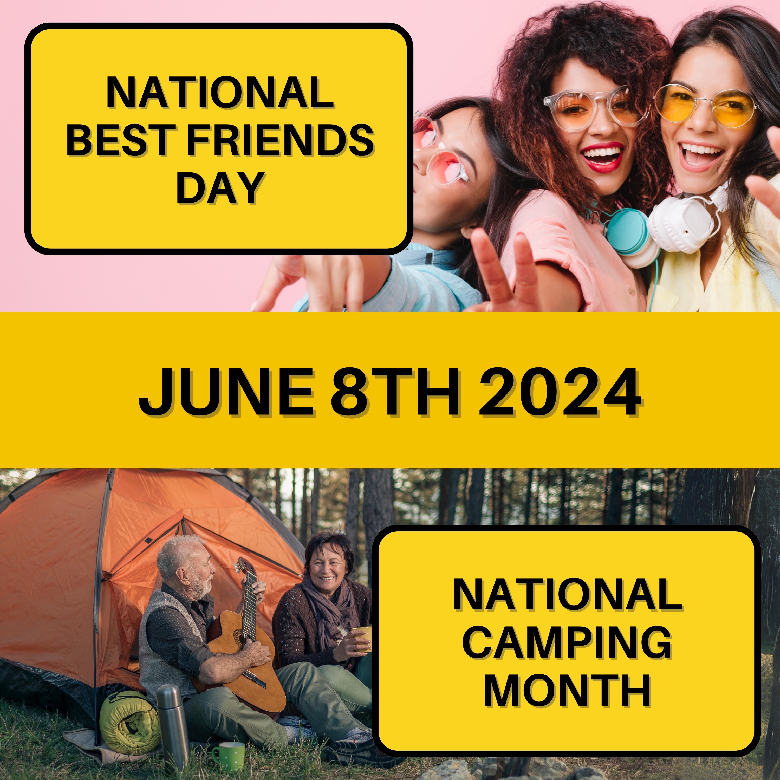 June 8, 2024 | Campfires and Camaraderie: Marking Best Friends Day and the Start of Camping Month