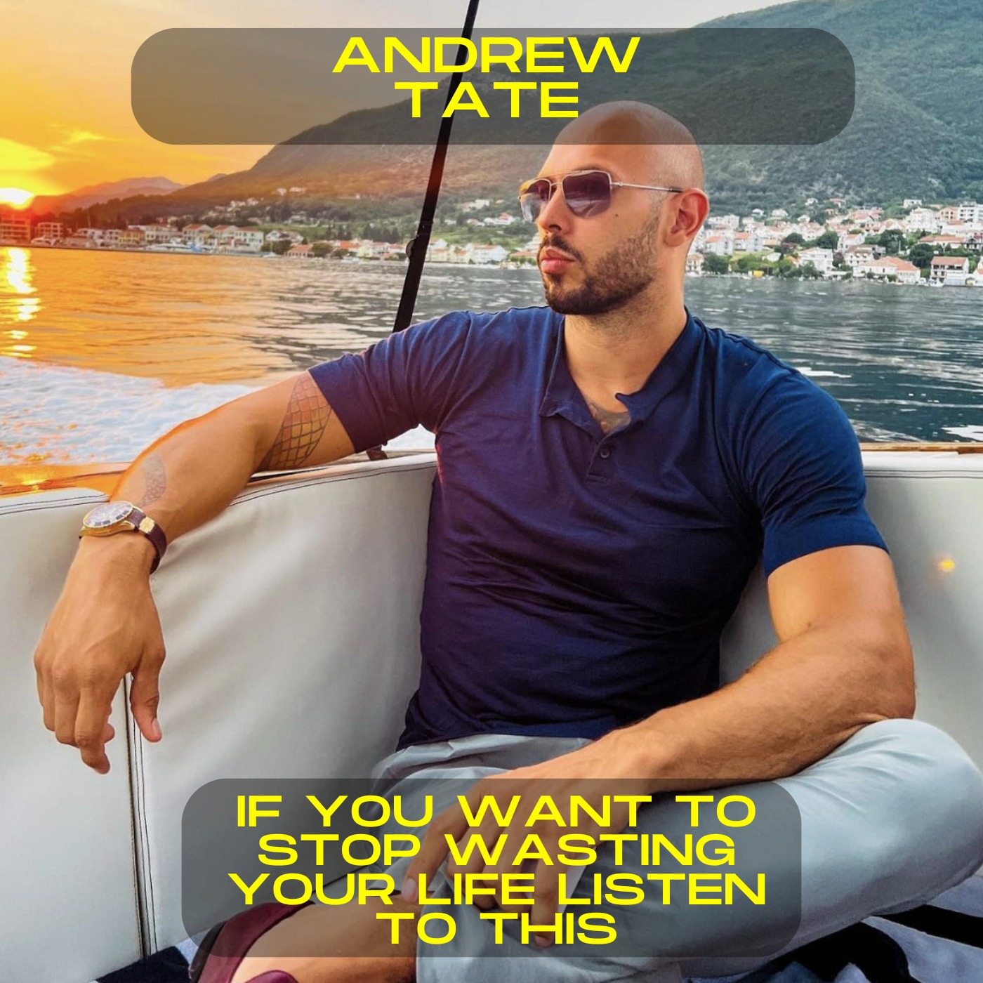 Andrew Tate -  if you want to stop wasting your life listen to this motivational speech