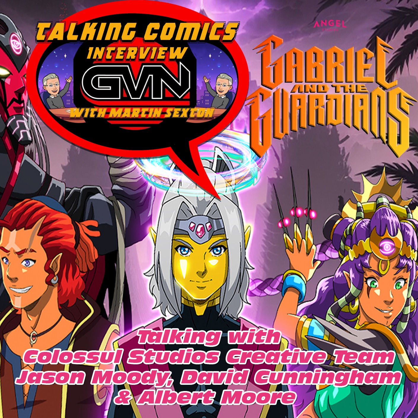 Gabriel and the Guardians: Jason Moody, David Cunningham, and Albert Moore episode artwork