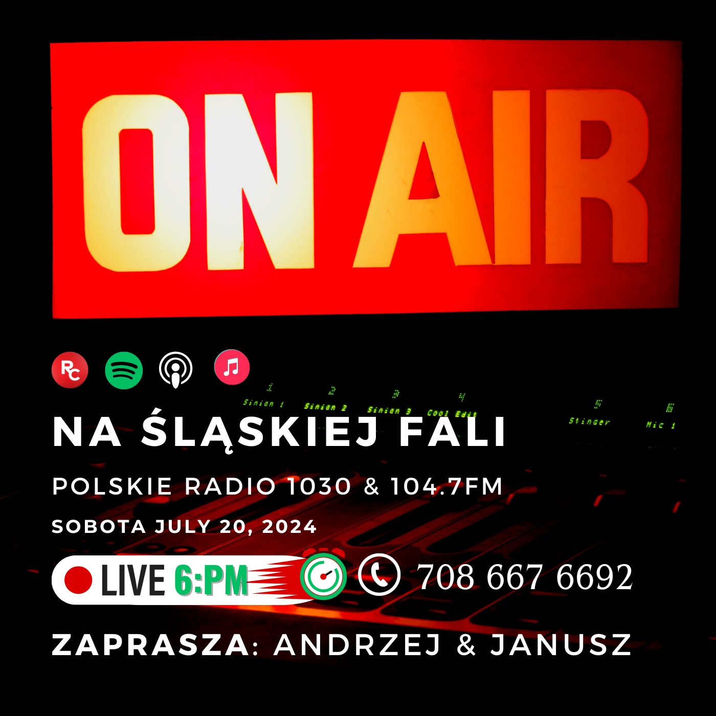 📻🎶 Zapraszamy na dzisiejszą sobotnią audycję radiową "Na Śląskiej Fali" z Chicago, nadawaną w Polskim Radio 1030 i 104,7FM od godziny 18:00 do 20:00! 🎶📻 episode artwork