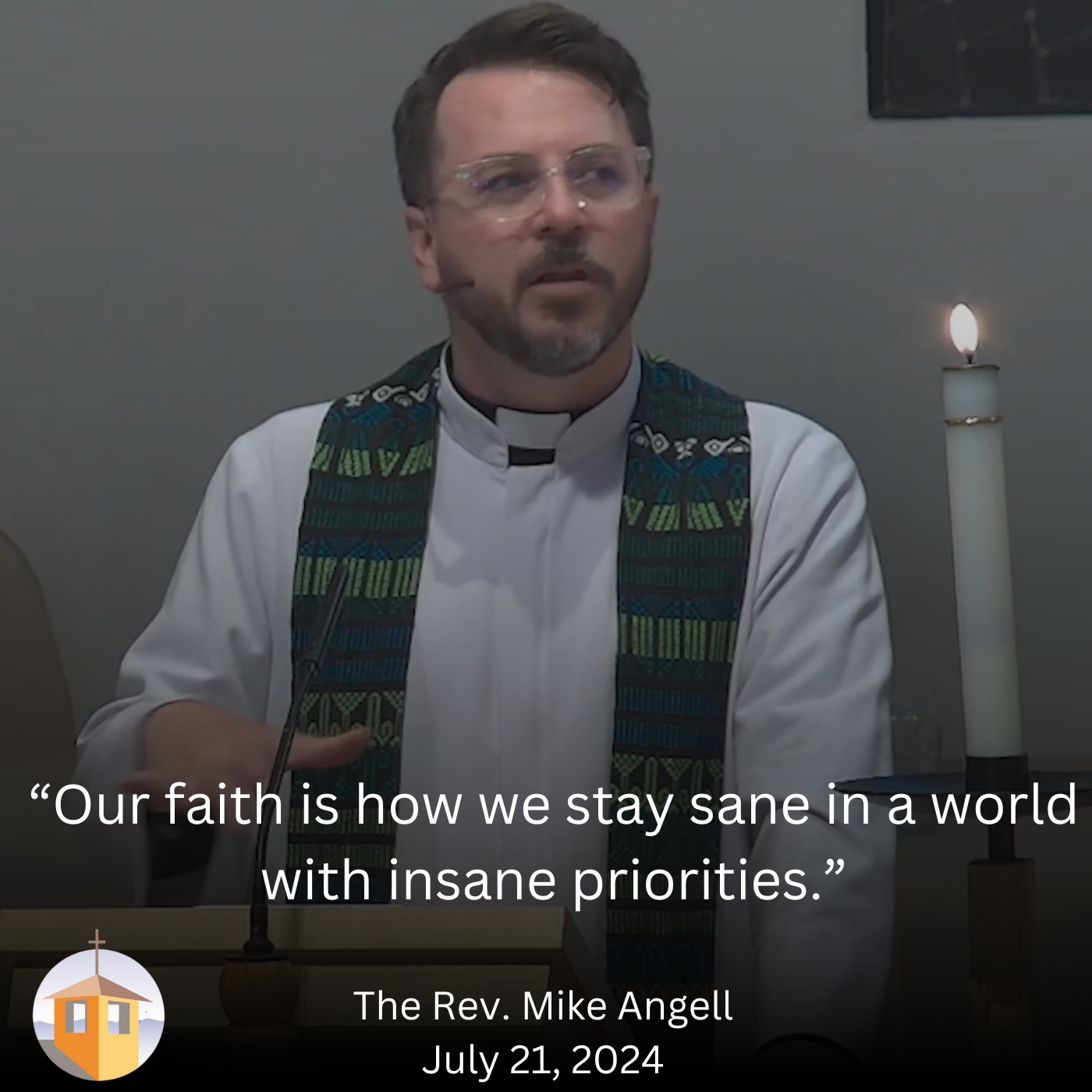 No Longer Strangers- The Rev. Mike Angell episode artwork
