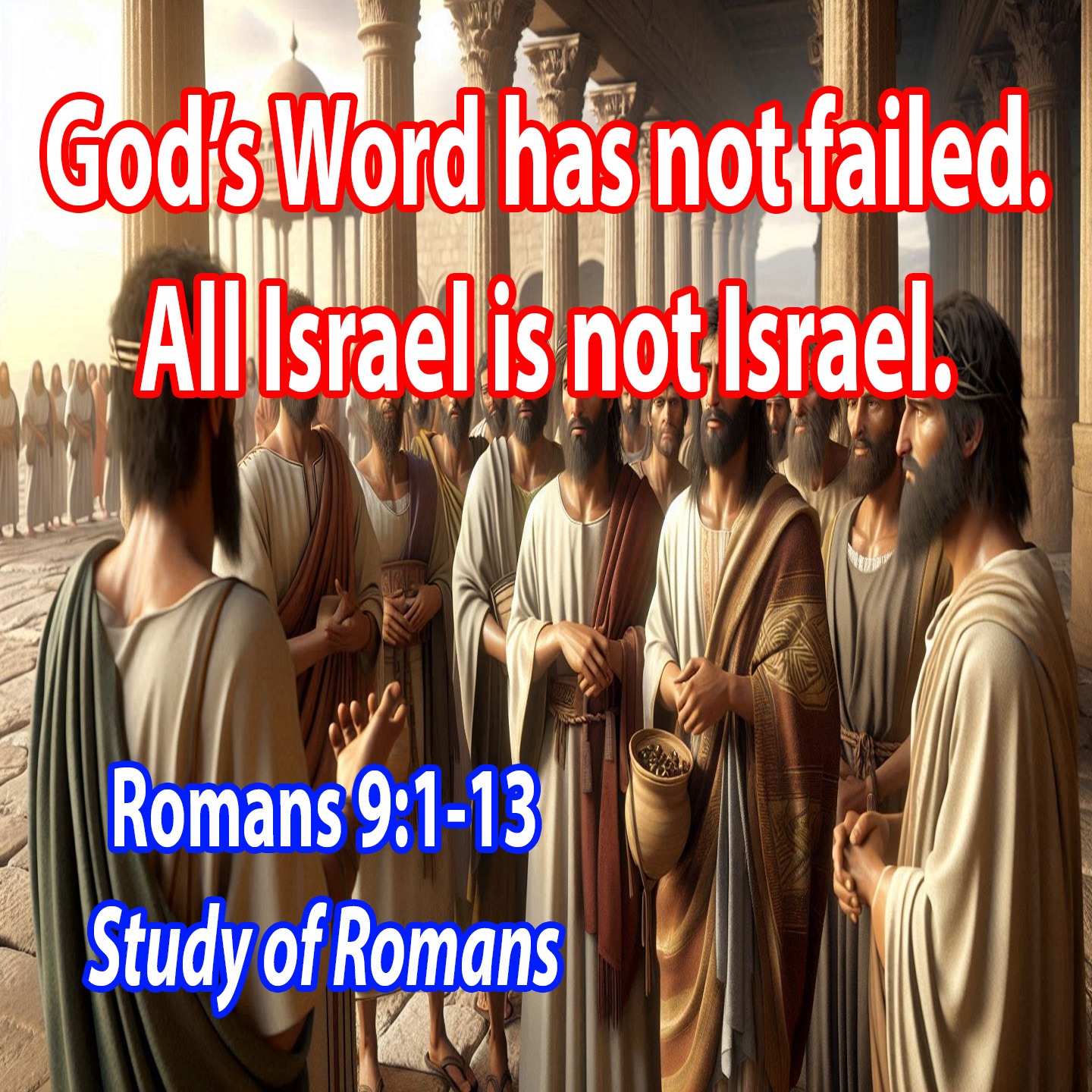 God’s Word has not failed.  All Israel is not Israel. (Romans 9:1-13) episode artwork