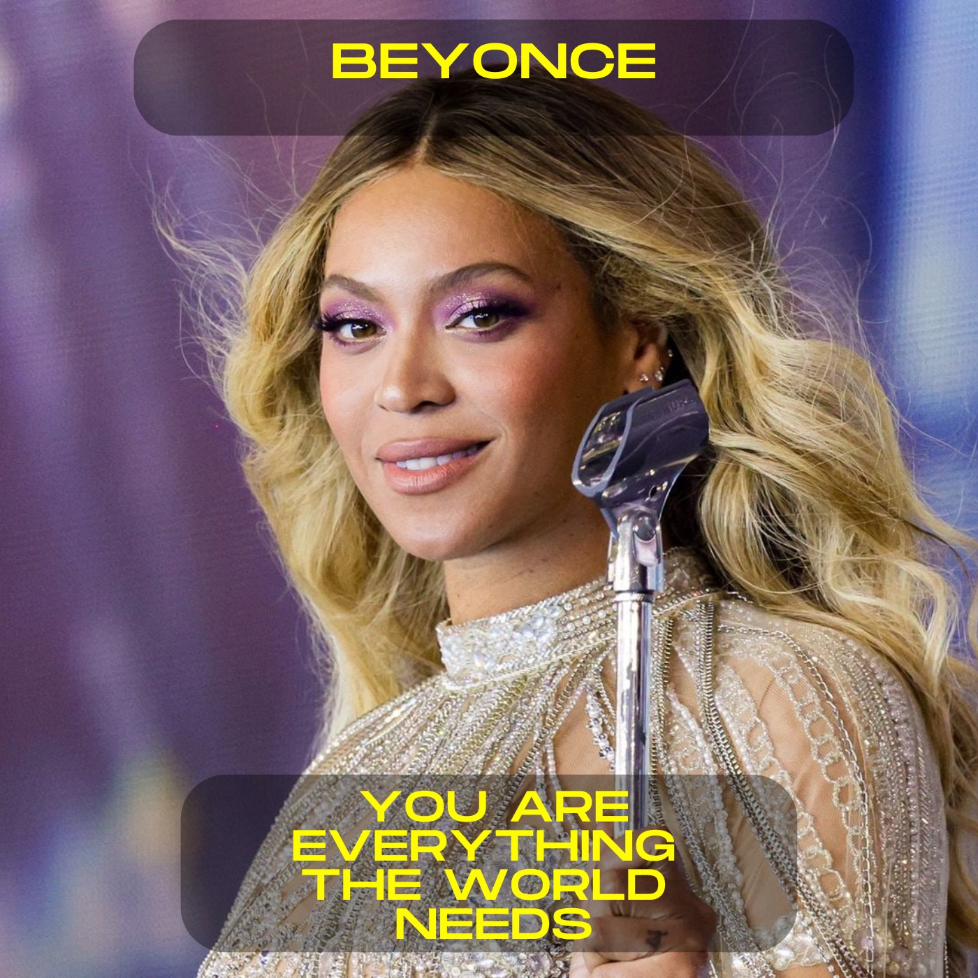 Beyonce - You are everything the world needs motivational speech