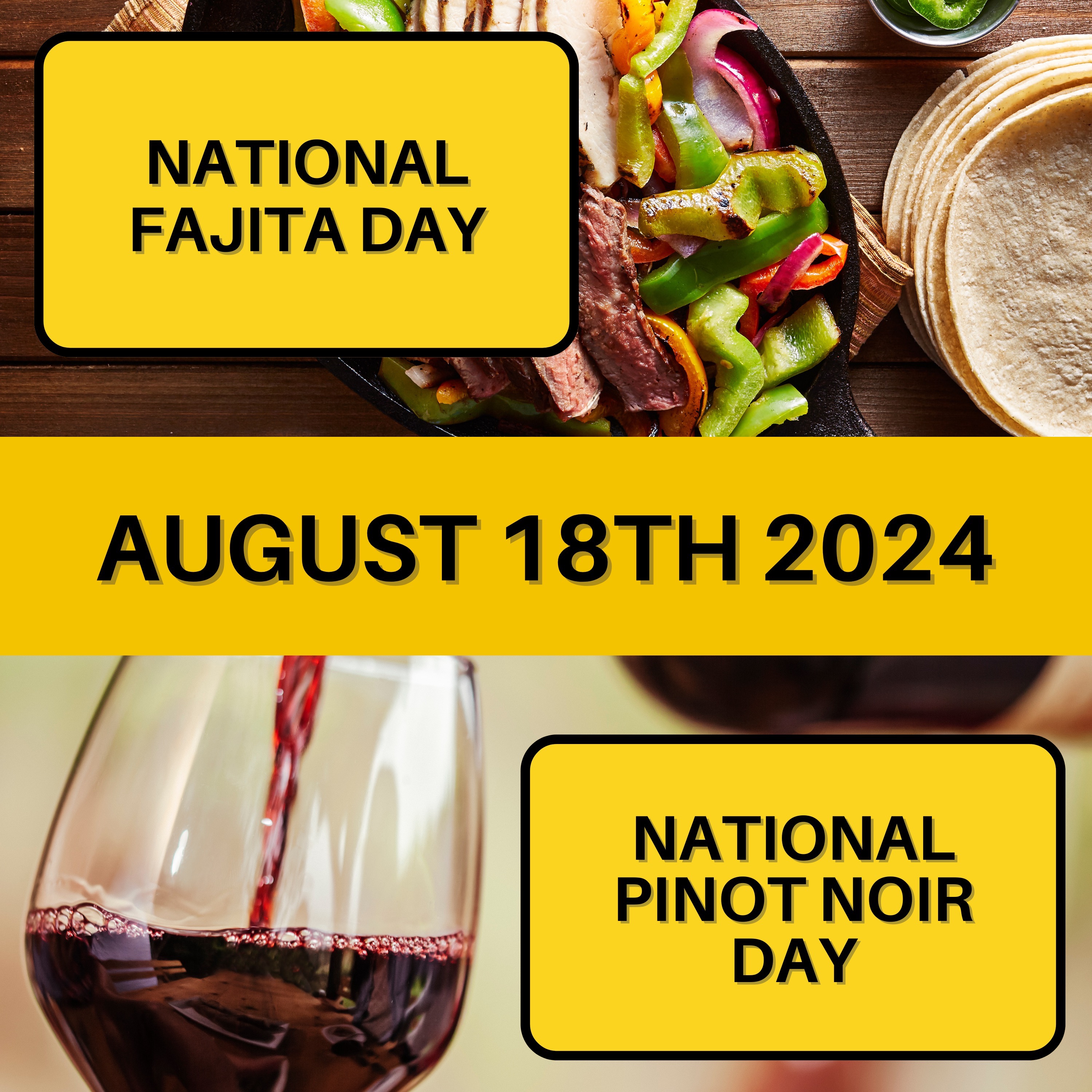 August 18, 2024 | Fajitas and Fine Wine
