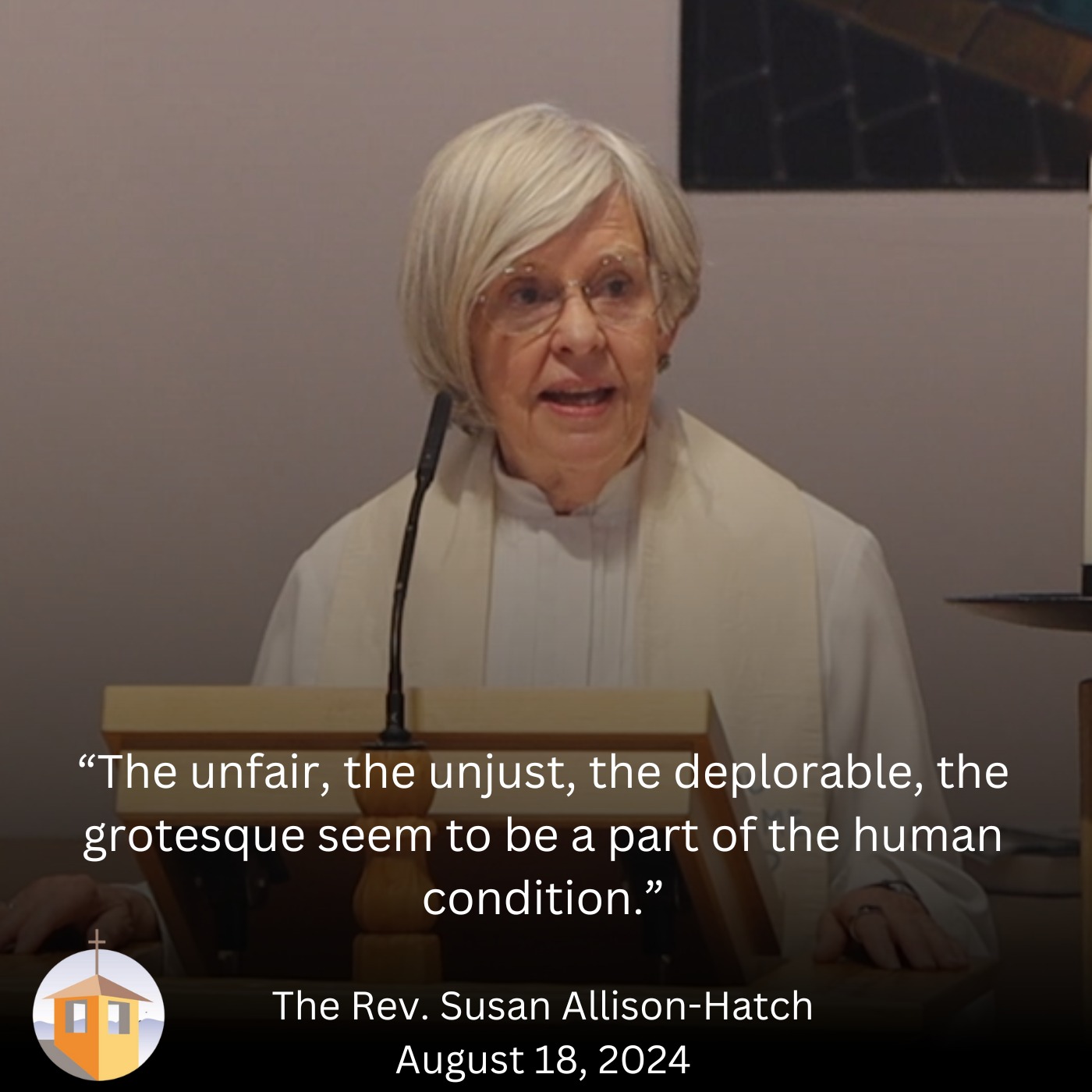 A Fleshy Metaphor- The Rev. Susan Allison-Hatch episode artwork