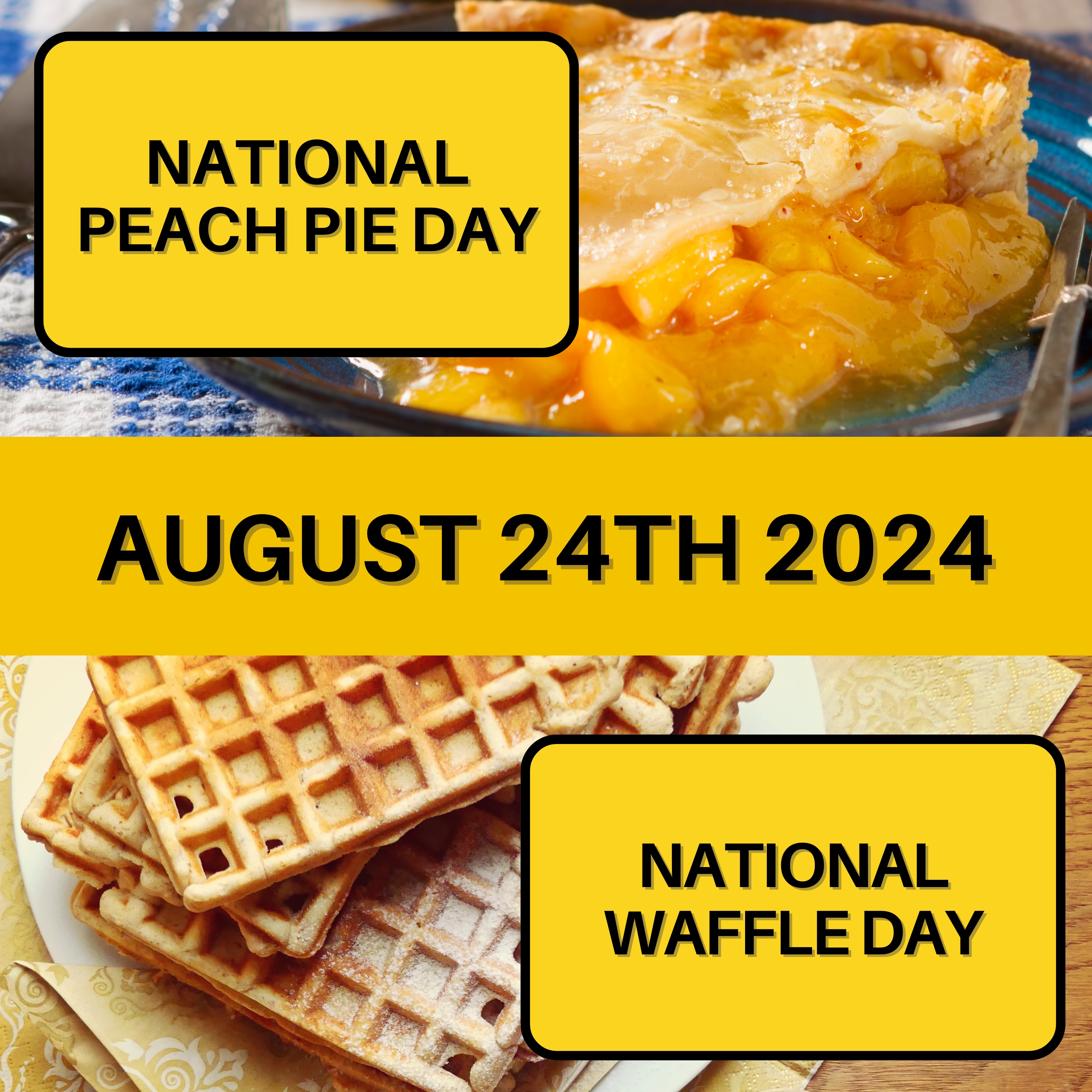 August 24, 2024 | Peachy Pies and Waffle Delights