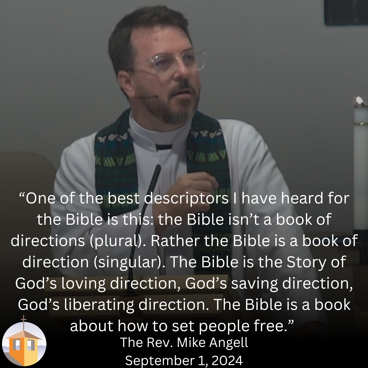On Goodness- The Rev. Mike Angell episode artwork