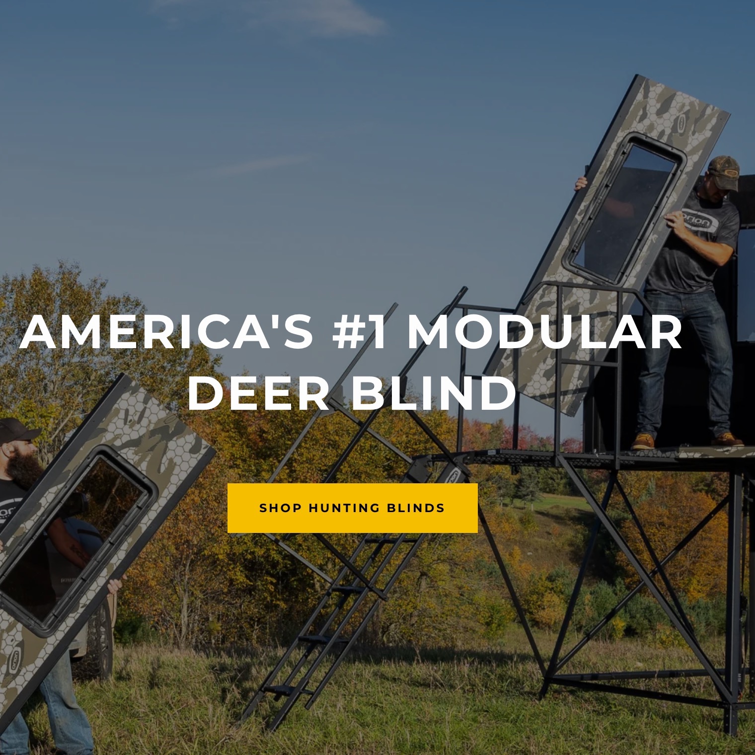 Hunting Feature - John Orttenburger with Orion Hunting Blinds!