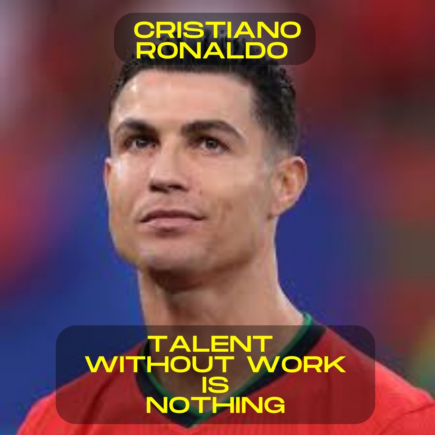 Cristiano Ronaldo - Talent with out work is nothing motivational speech