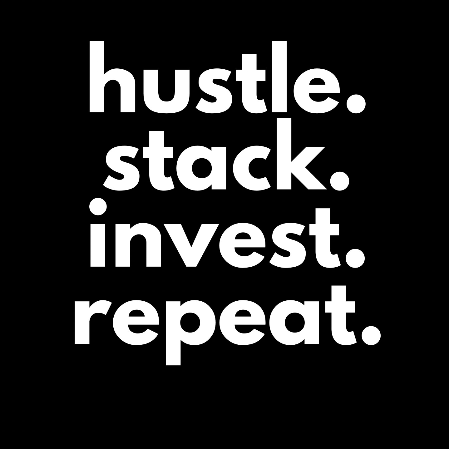 hustle. stack. invest. repeat. Podcast podcast artwork