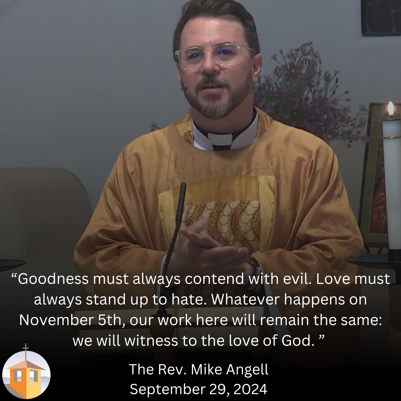 Contending with Evil- The Rev. Mike Angell episode artwork