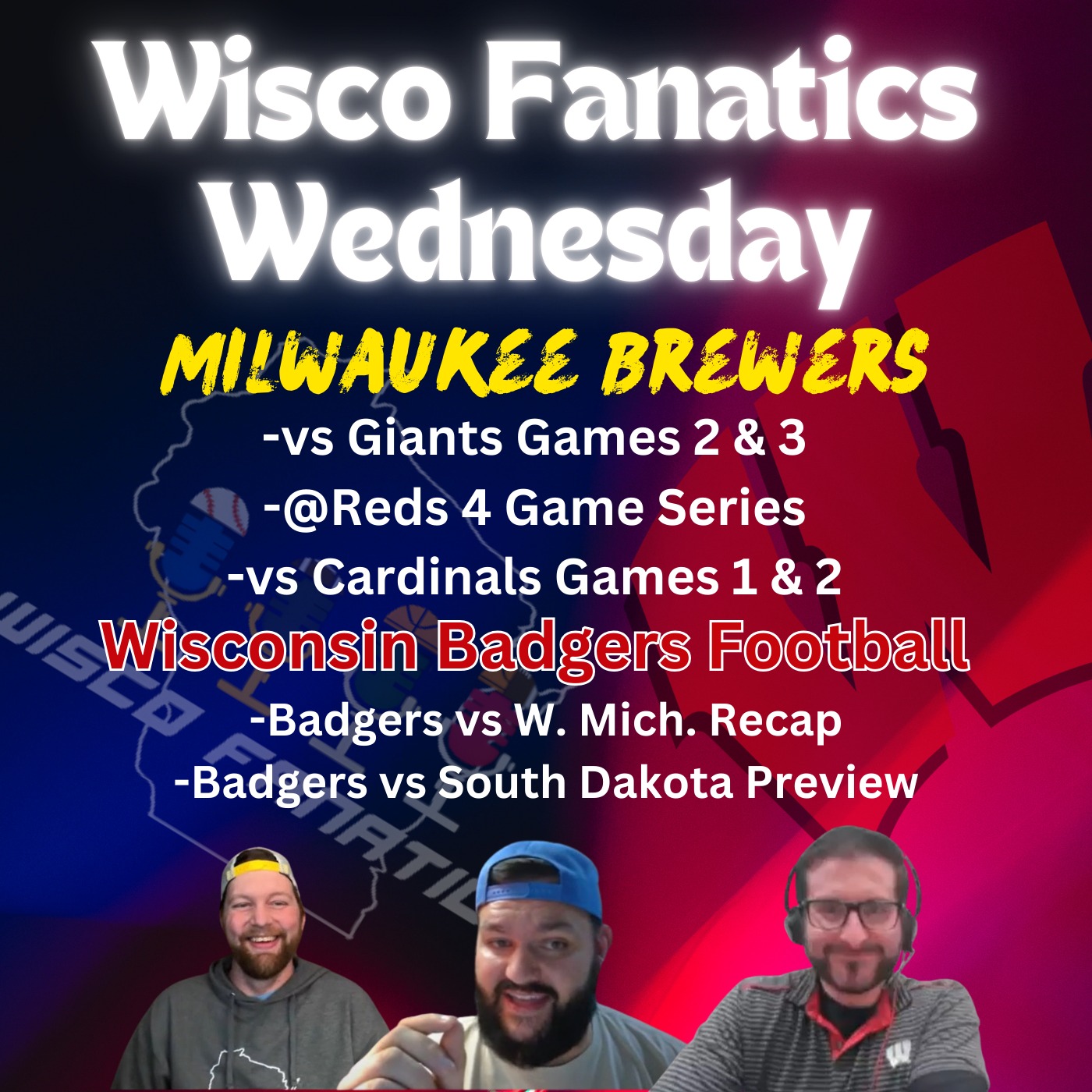 Brewers magic number down to 13, Badgers start 1-0 episode artwork